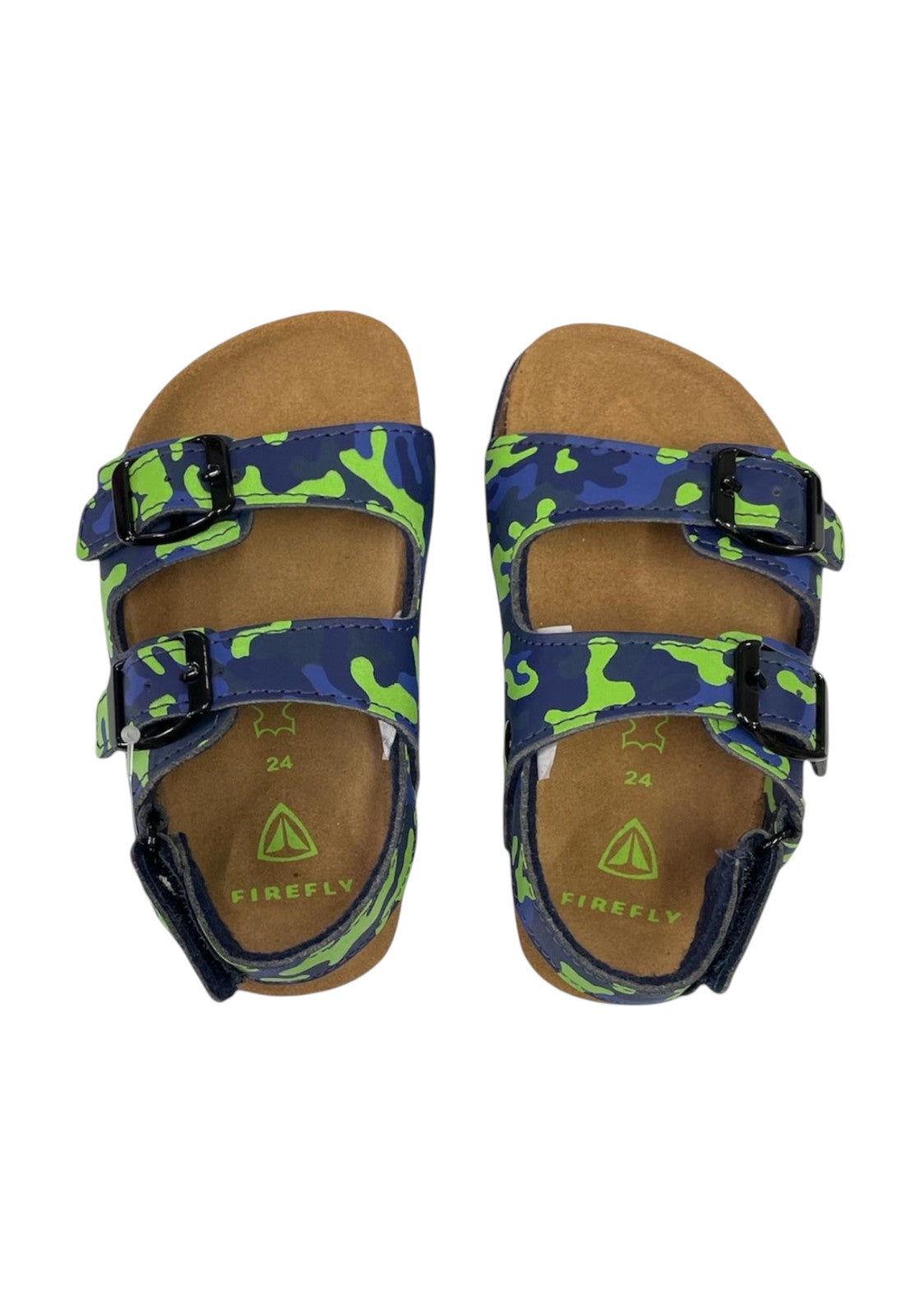 CIABATTE-INFRADITO Blu/verde Firefly