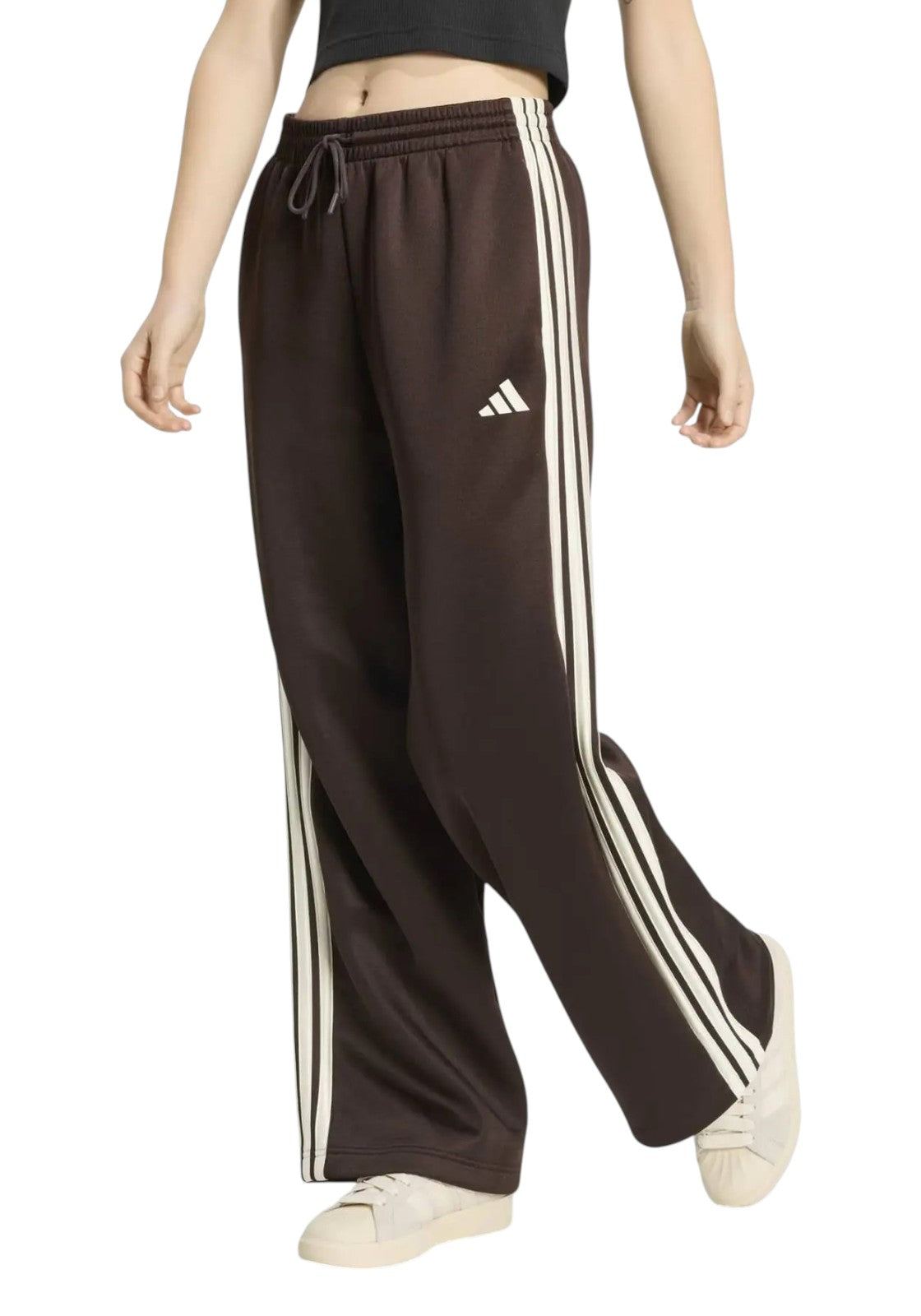 PANTALONI Marrone/panna Adidas
