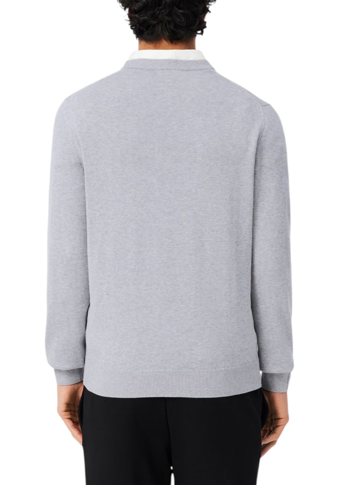 MAGLIONI E POLO Grigio Melange Lacoste