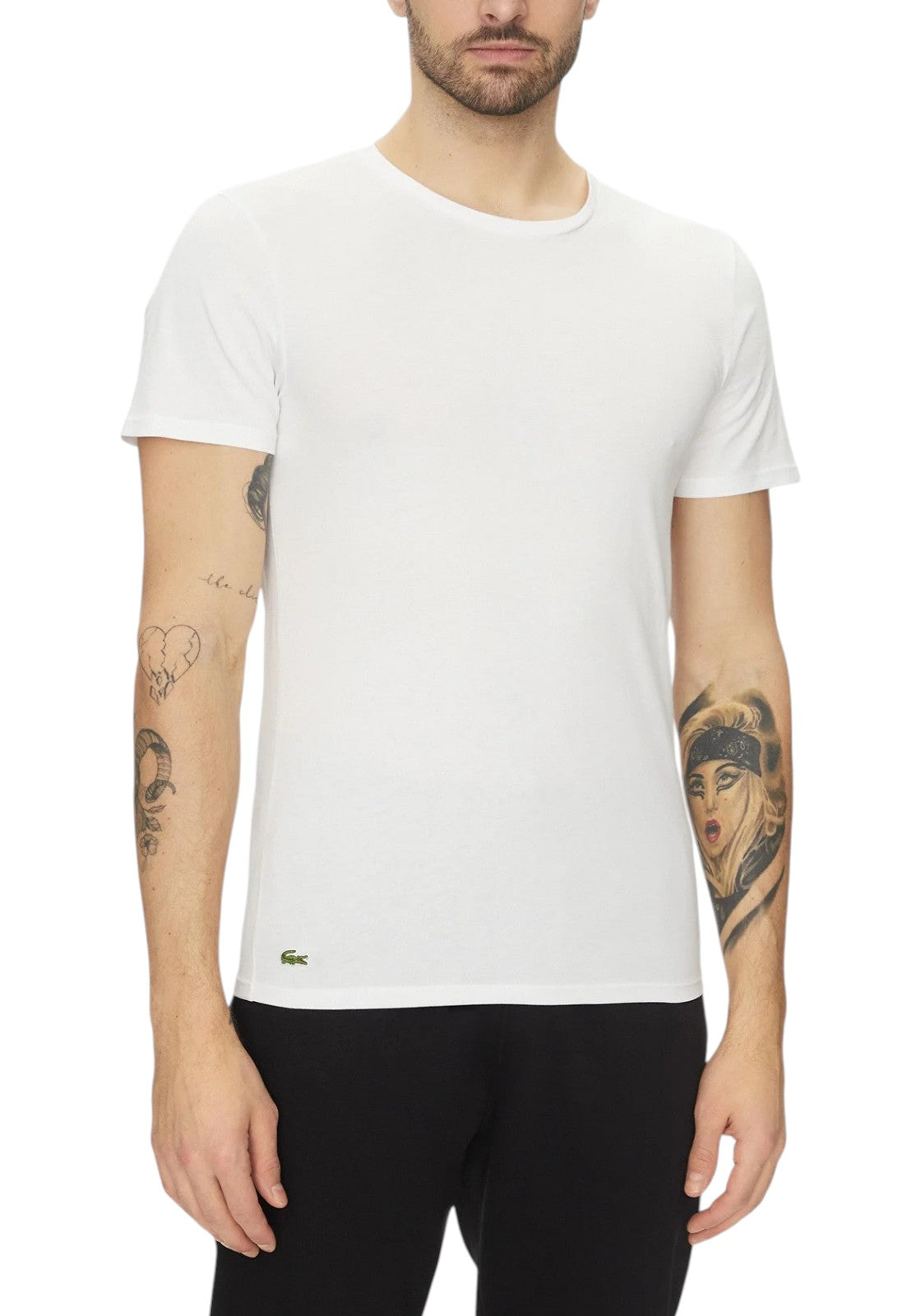 T-SHIRT E CANOTTE Nero/bianco Lacoste