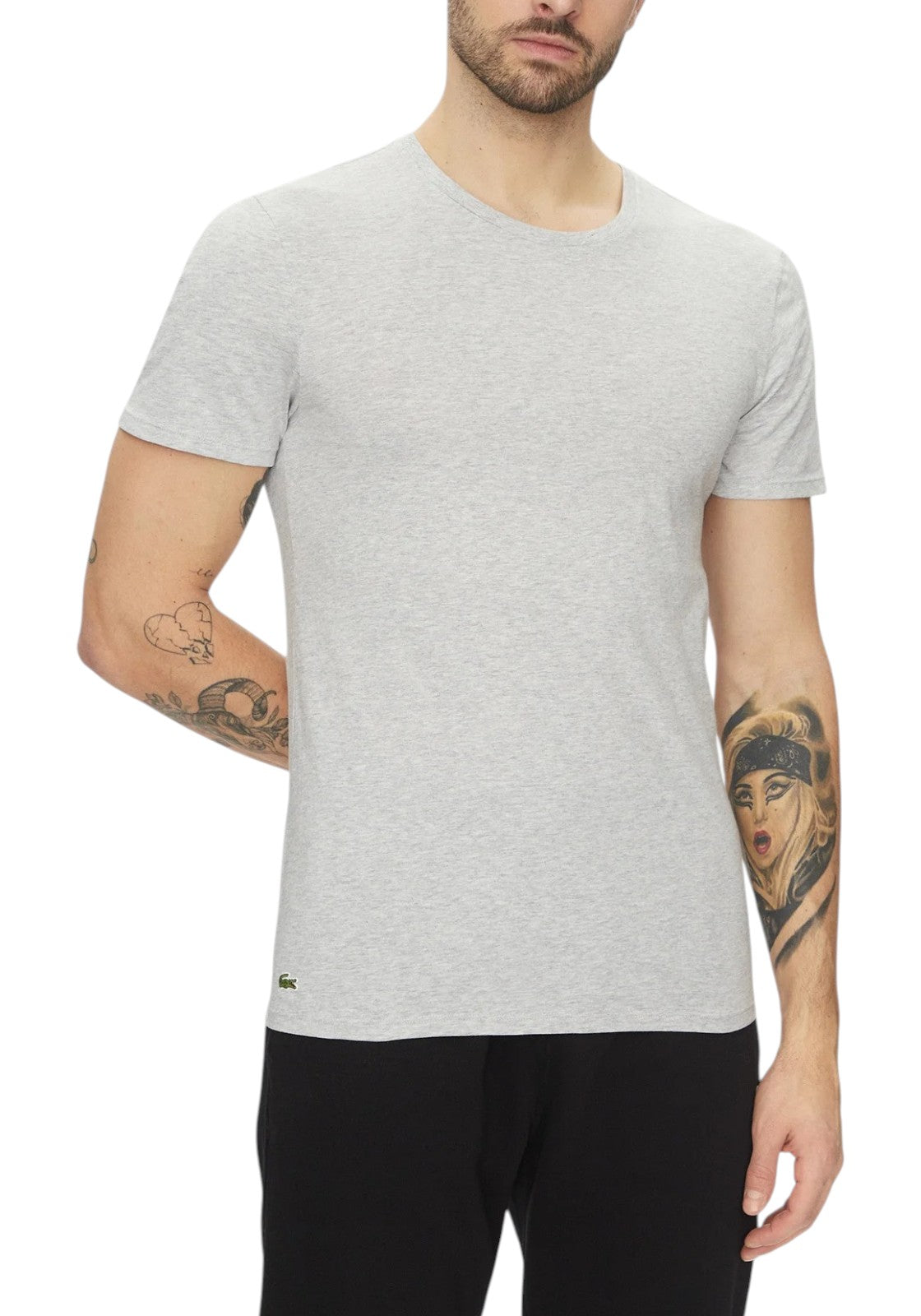 T-SHIRT E CANOTTE Nero/bianco Lacoste
