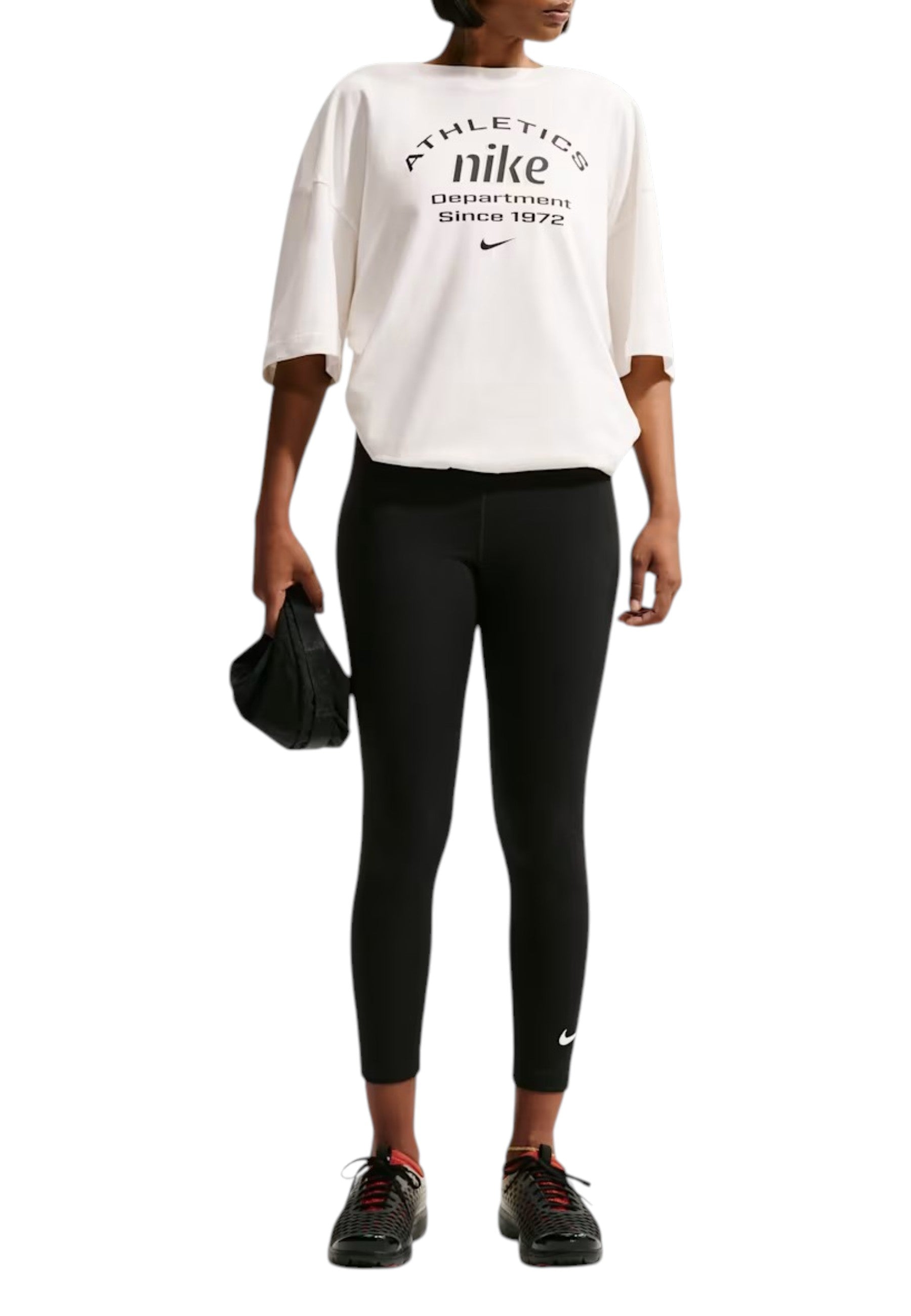 PANTALONI Nero/bianco Nike