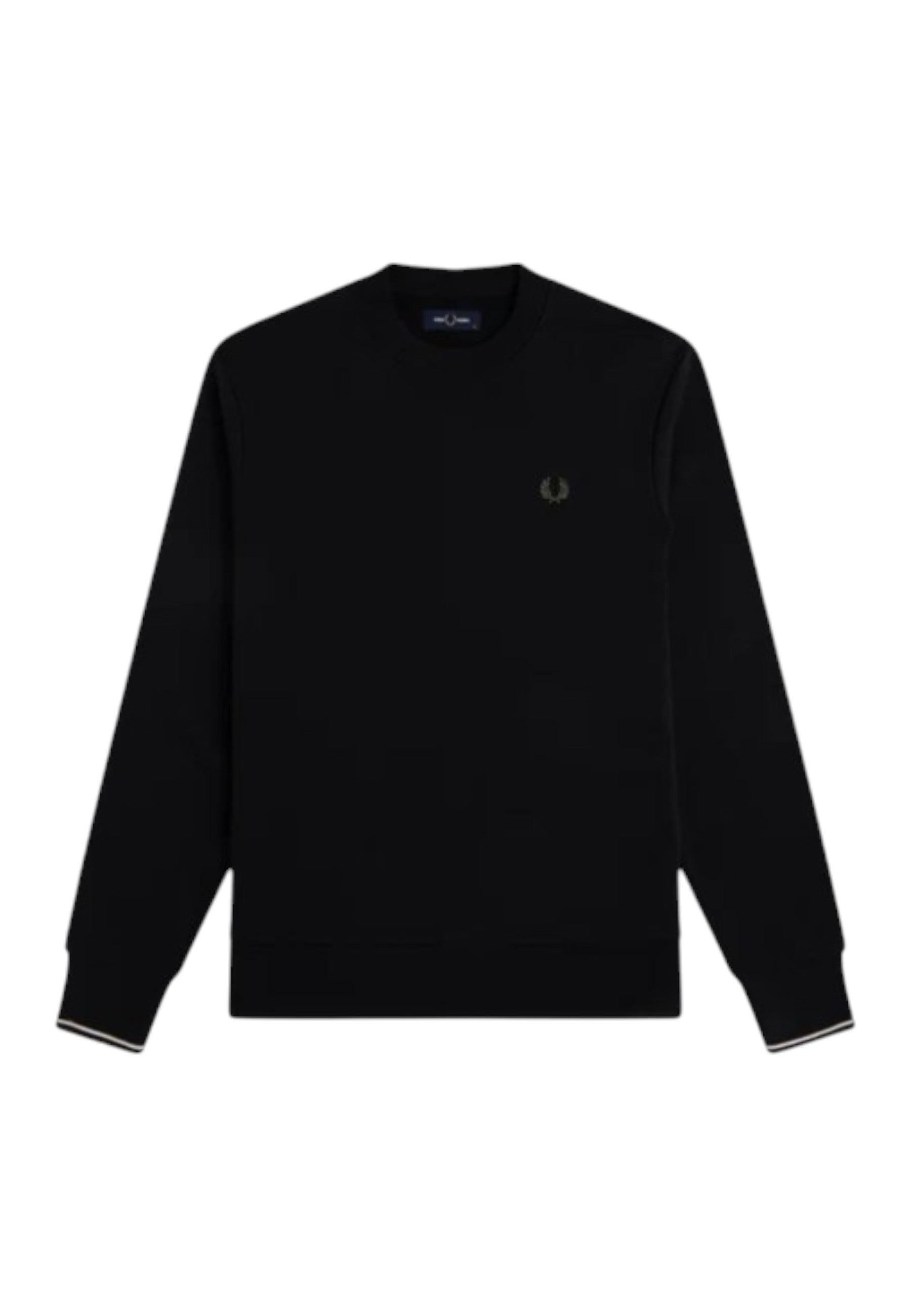 FELPE Nero/verde Fred Perry