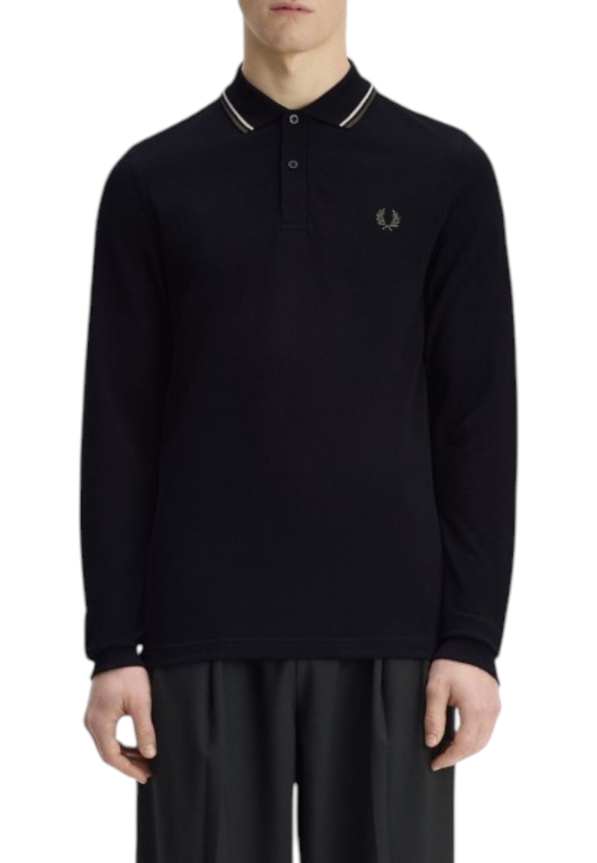 MAGLIONI E POLO Nero/verde Fred Perry
