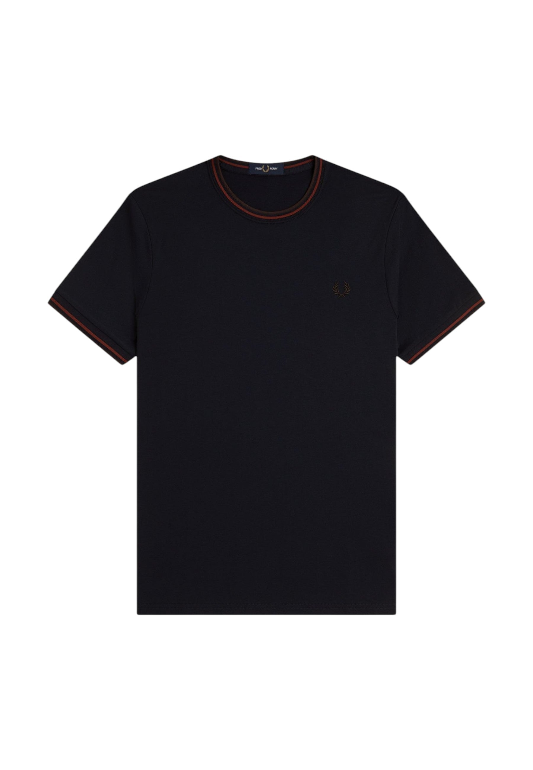 T-SHIRT E CANOTTE Blu/marrone Fred Perry
