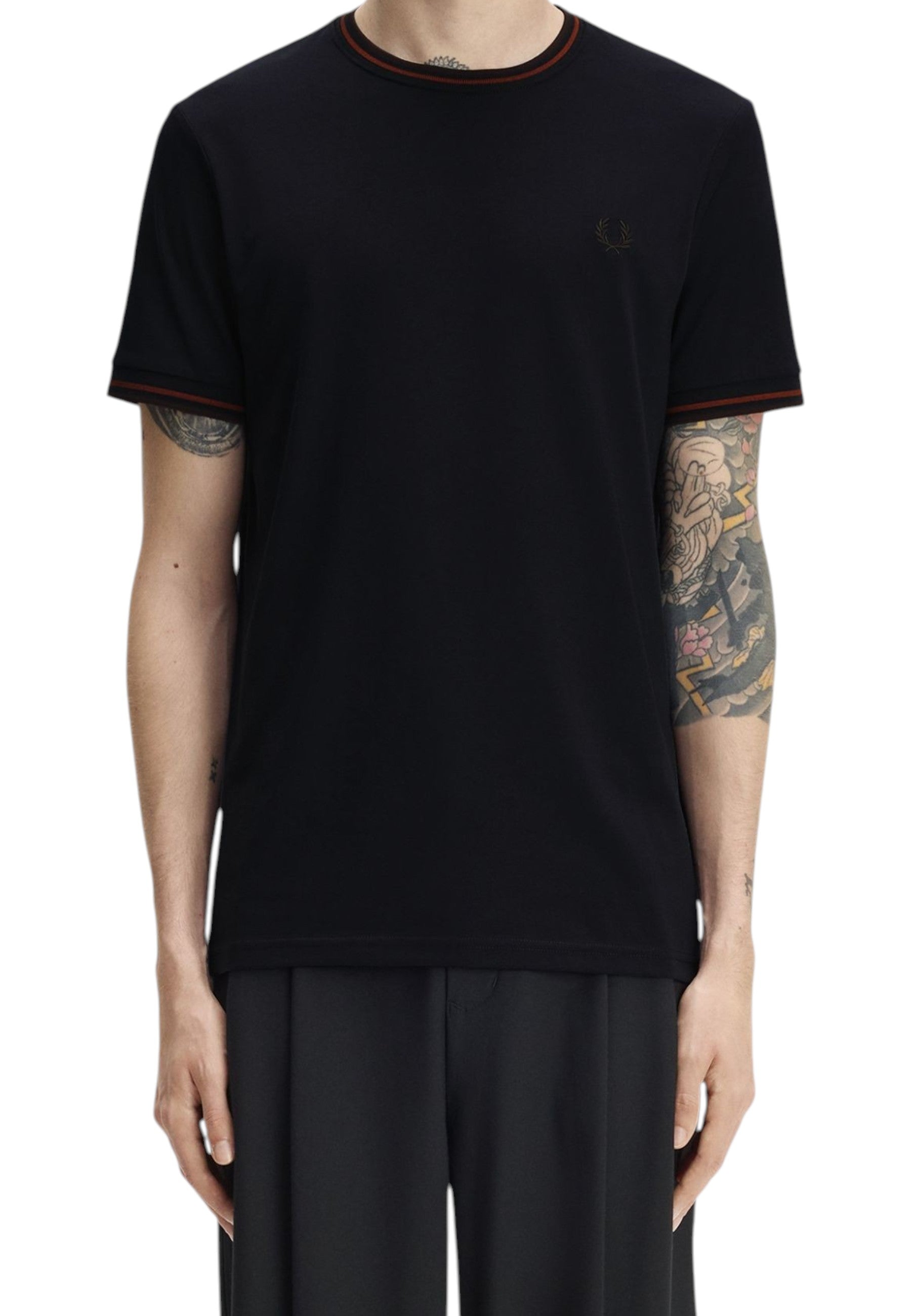 T-SHIRT E CANOTTE Blu/marrone Fred Perry