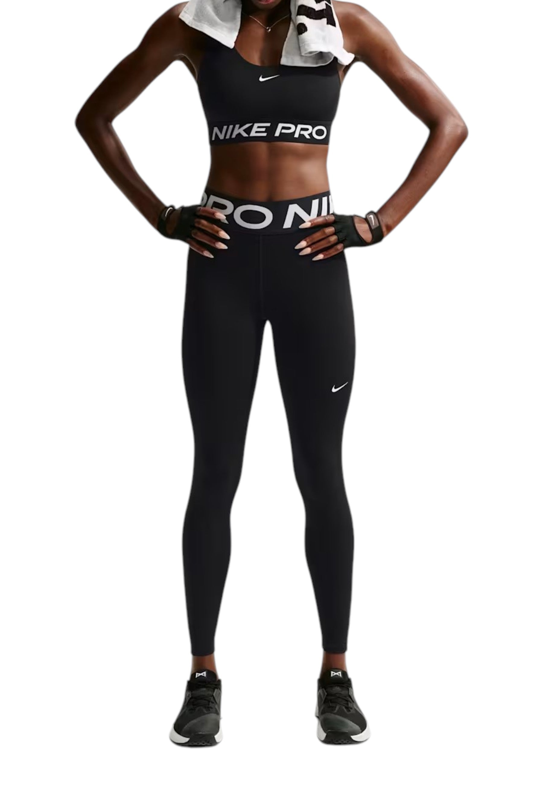 PANTALONI Nero/bianco Nike