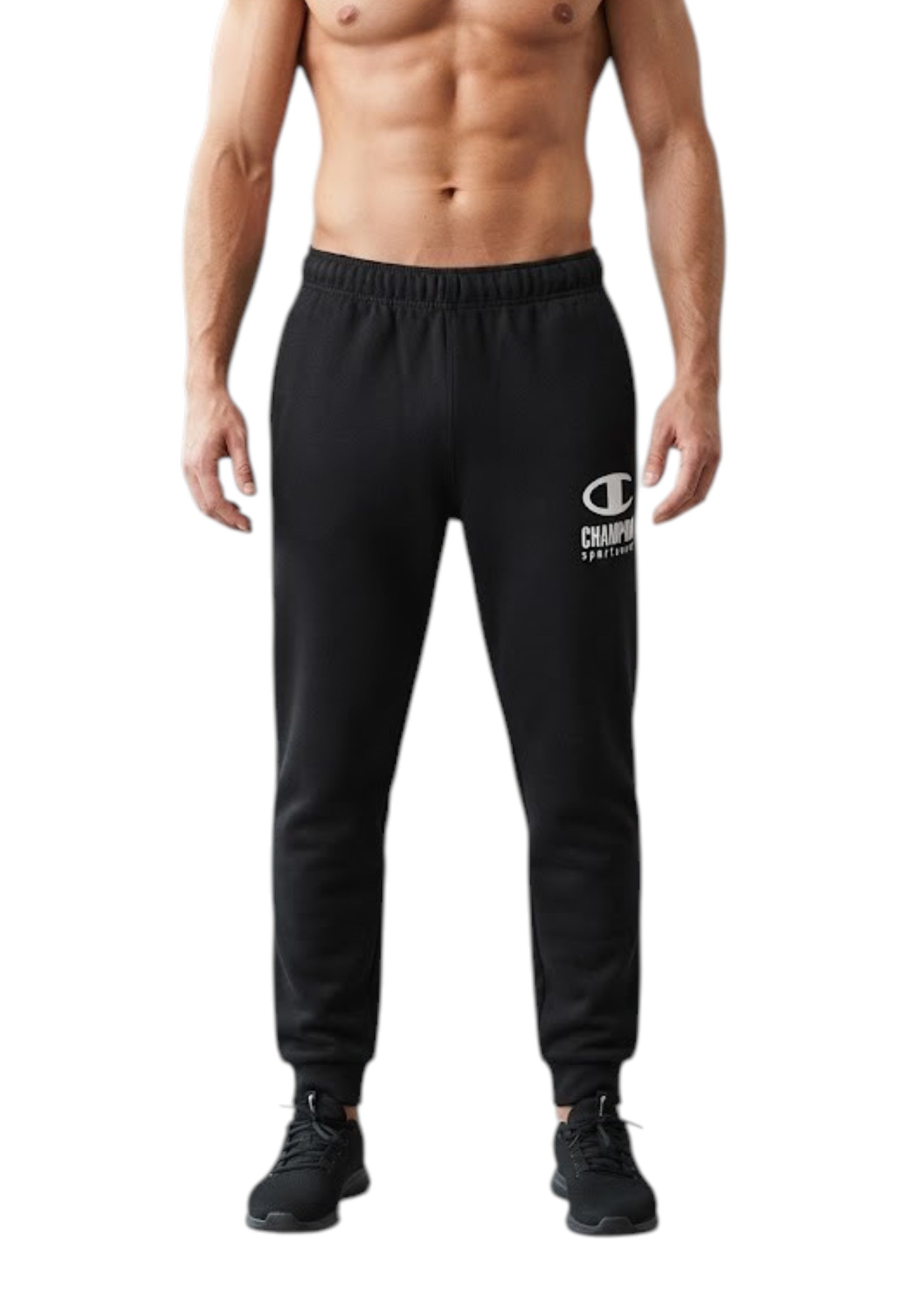 PANTALONI Nero/bianco Champion