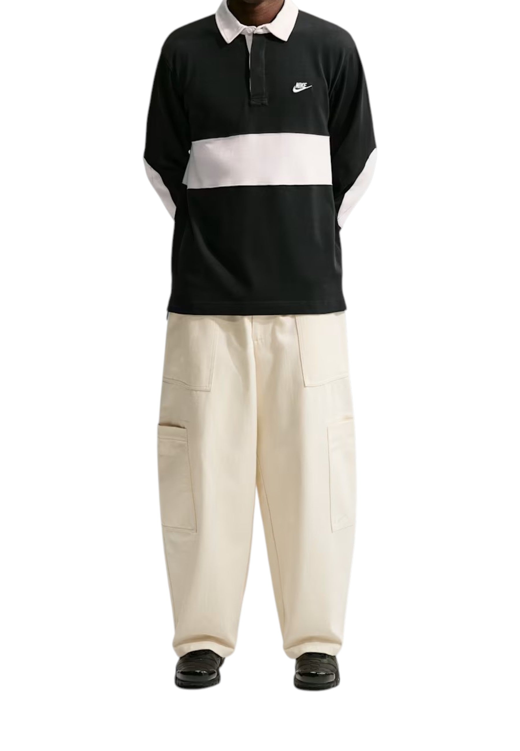 MAGLIONI E POLO Nero/bianco Nike