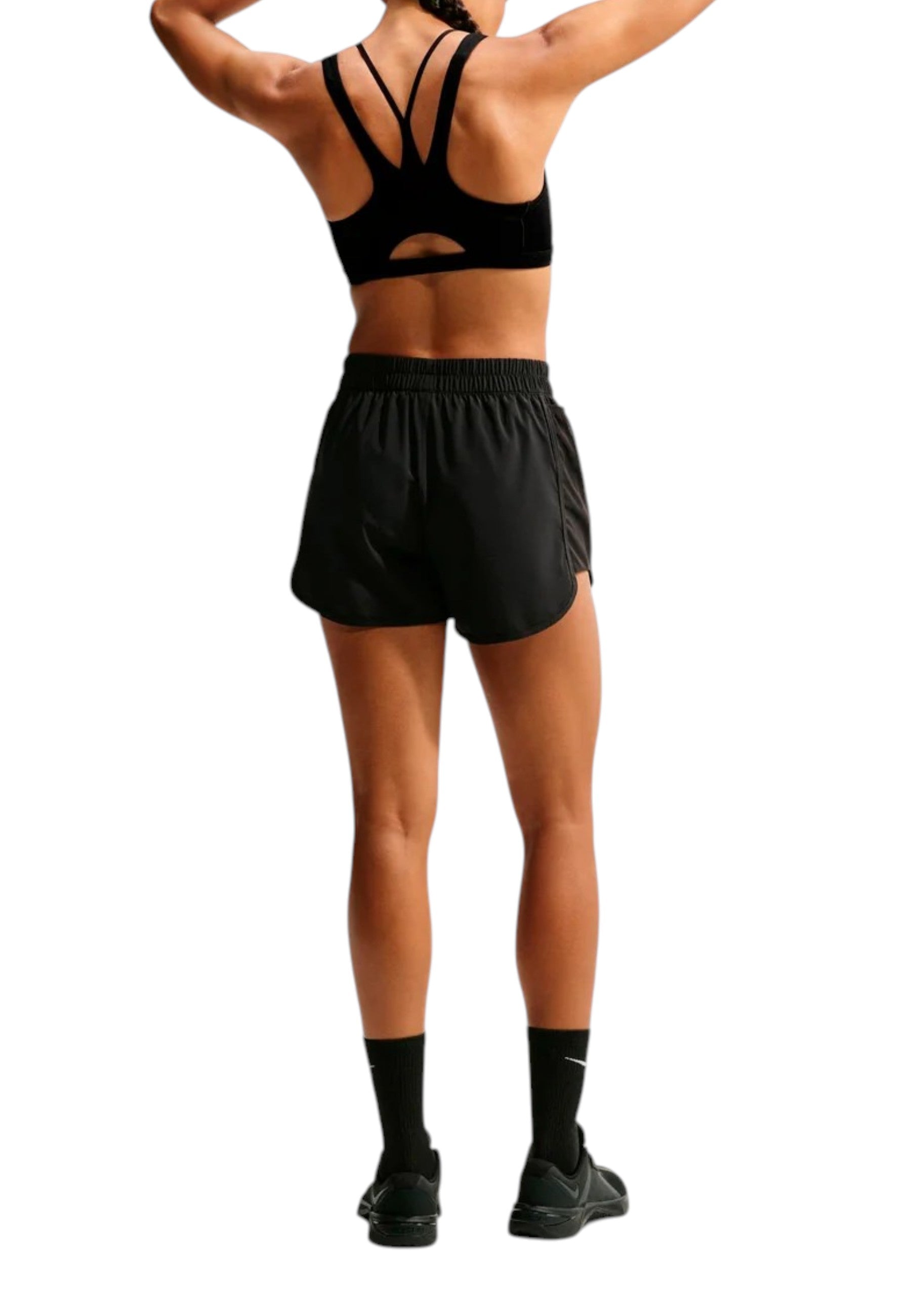 TOP PALESTRA Nero/rosso Nike