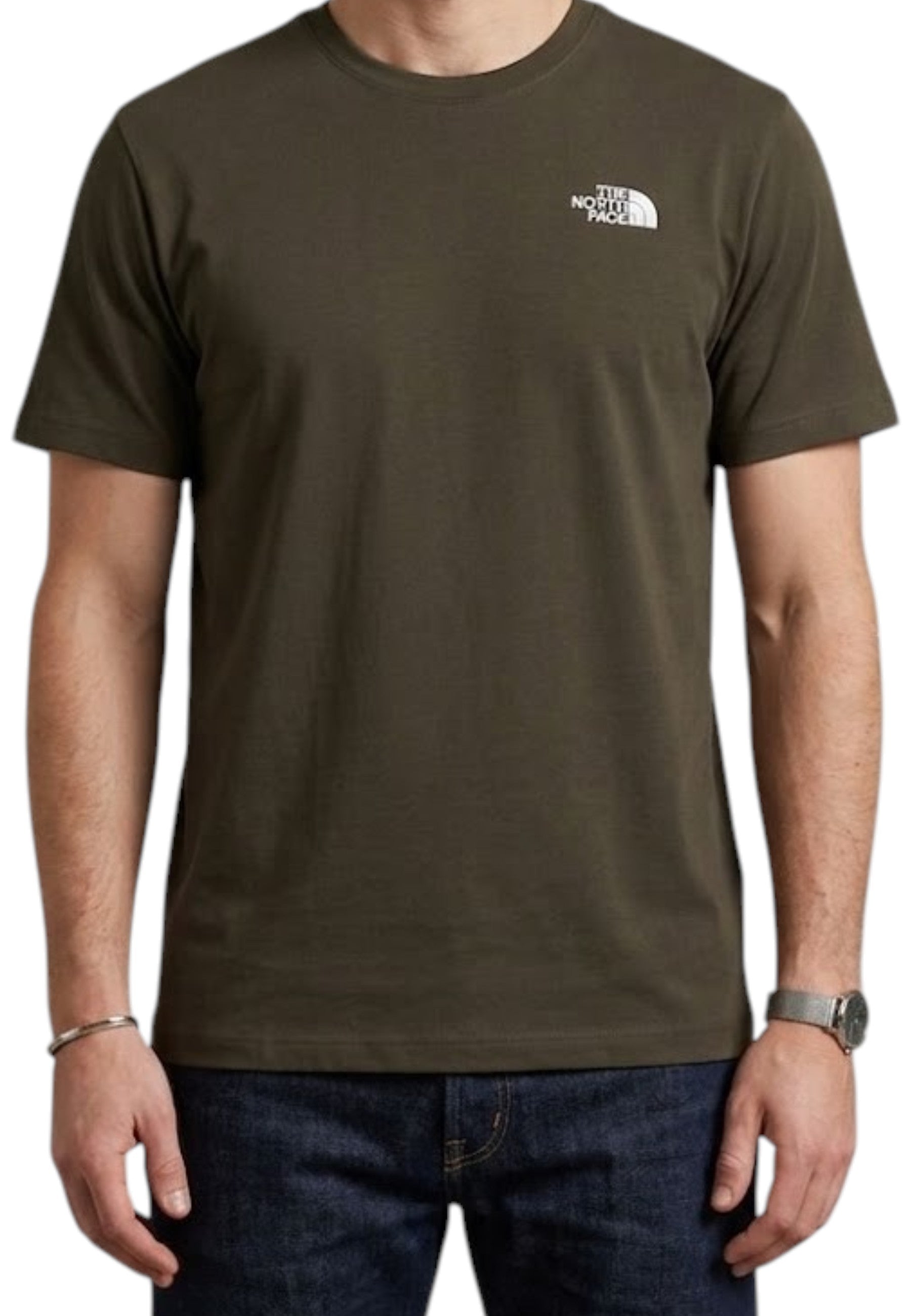 T-SHIRT E CANOTTE Verde/bianco The North Face