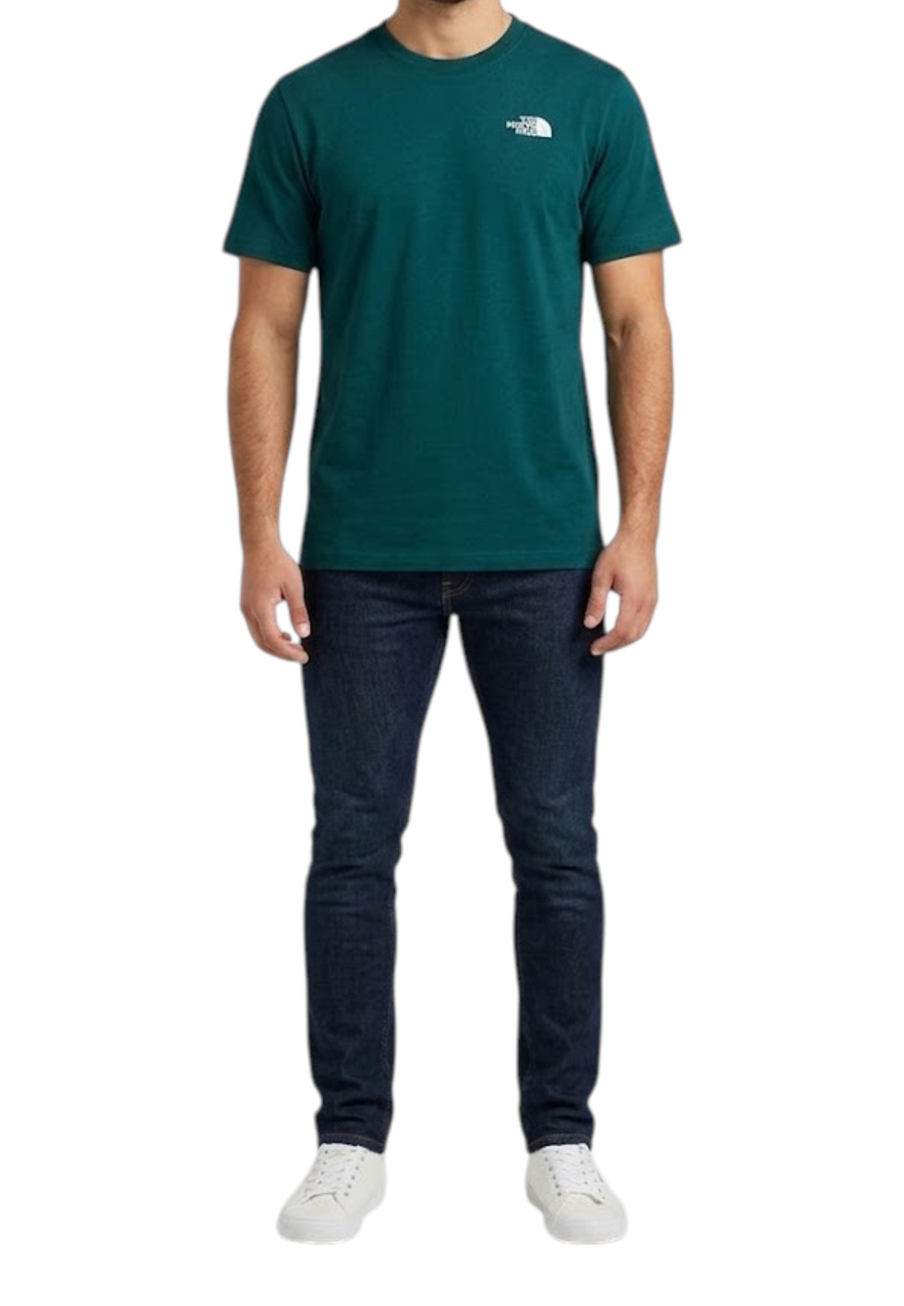 T-SHIRT E CANOTTE Verde/bianco The North Face