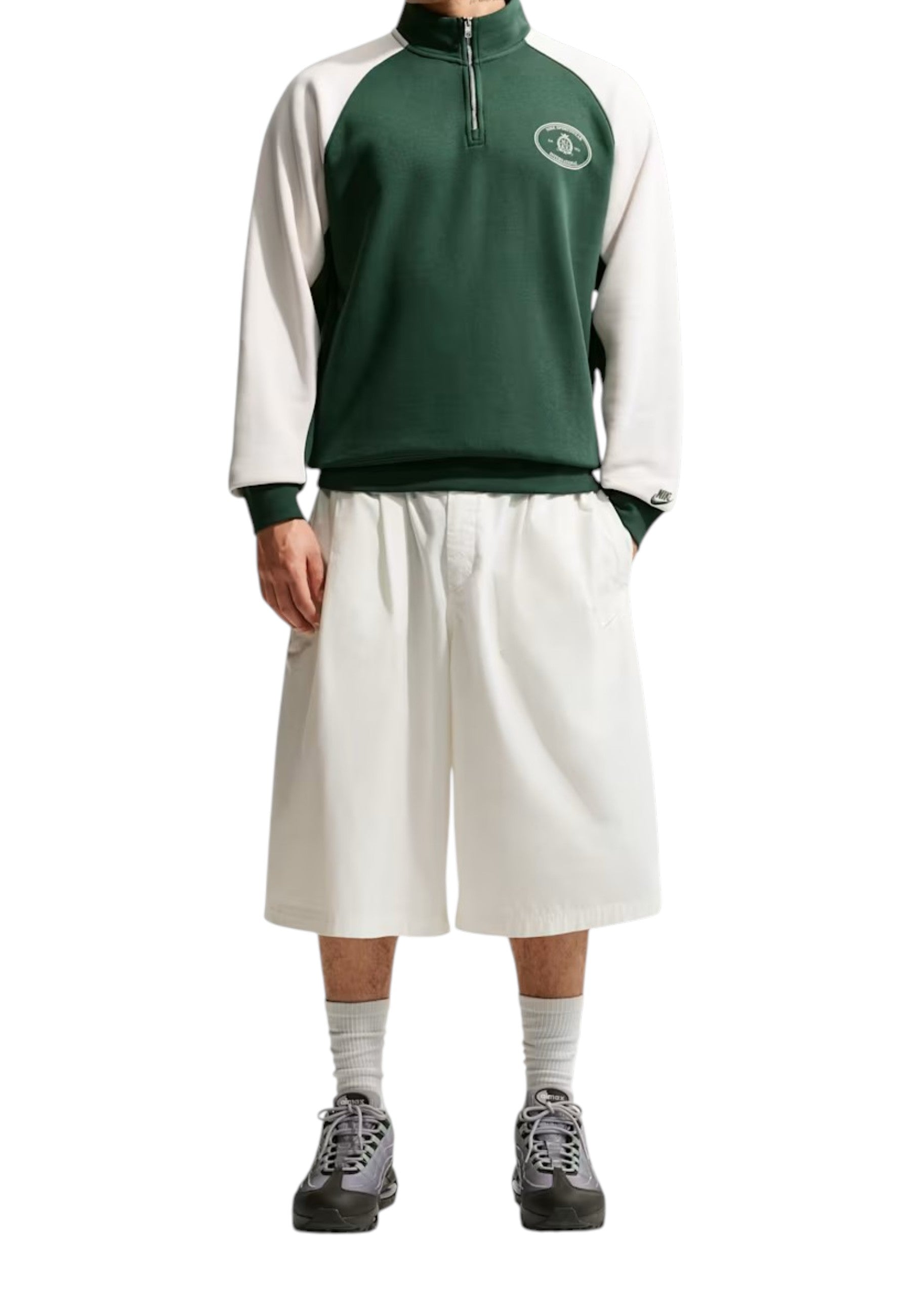 FELPE Verde/bianco Nike