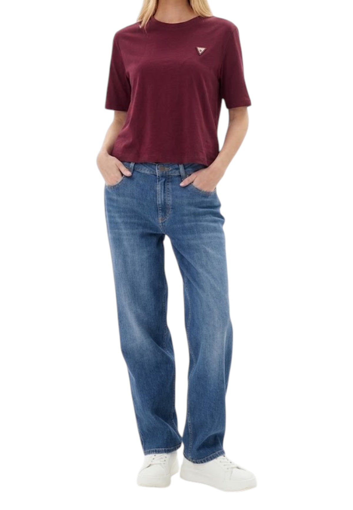 T-SHIRT E CANOTTE Bordeaux Guess