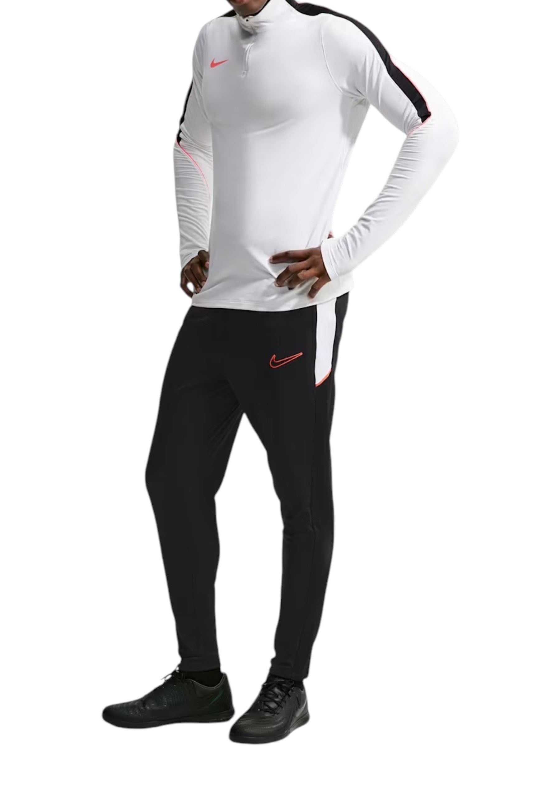 PANTALONI Nero/arancio Nike