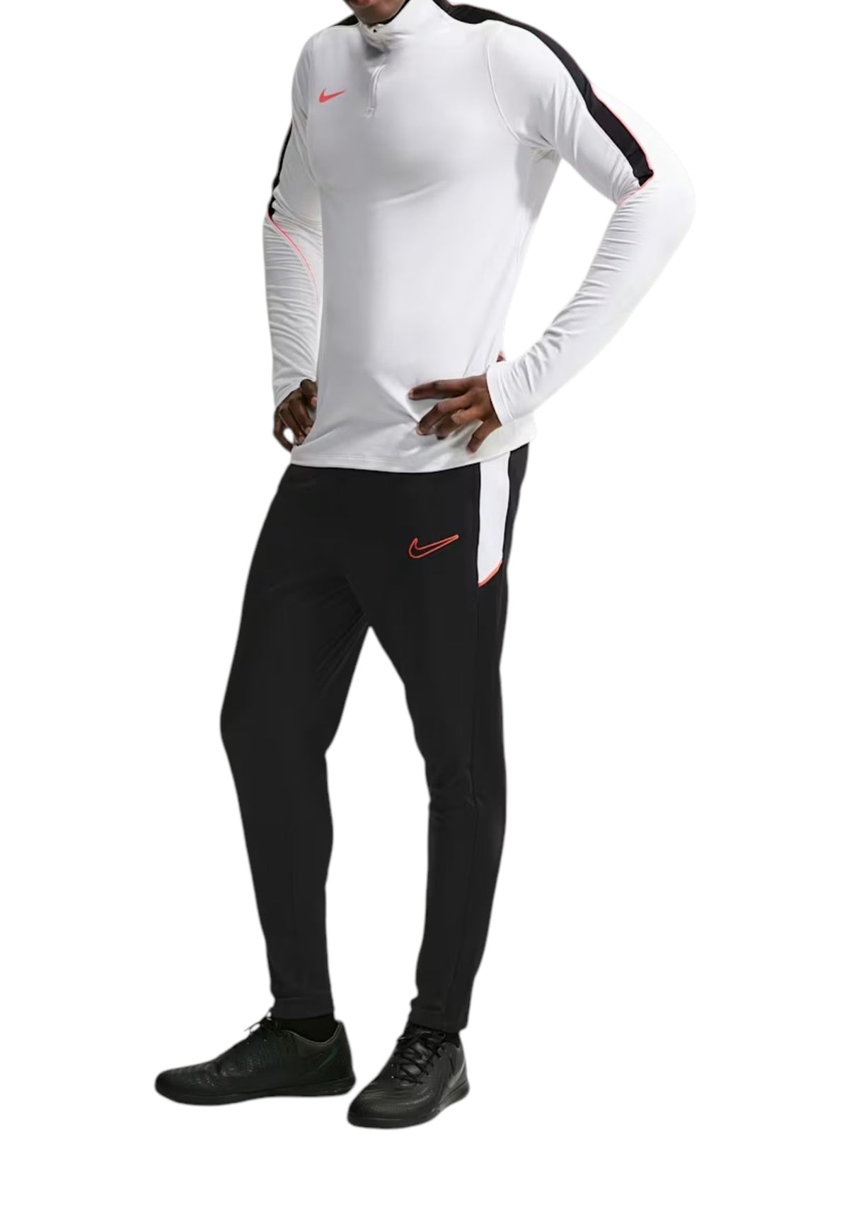 PANTALONI Nero/arancio Nike