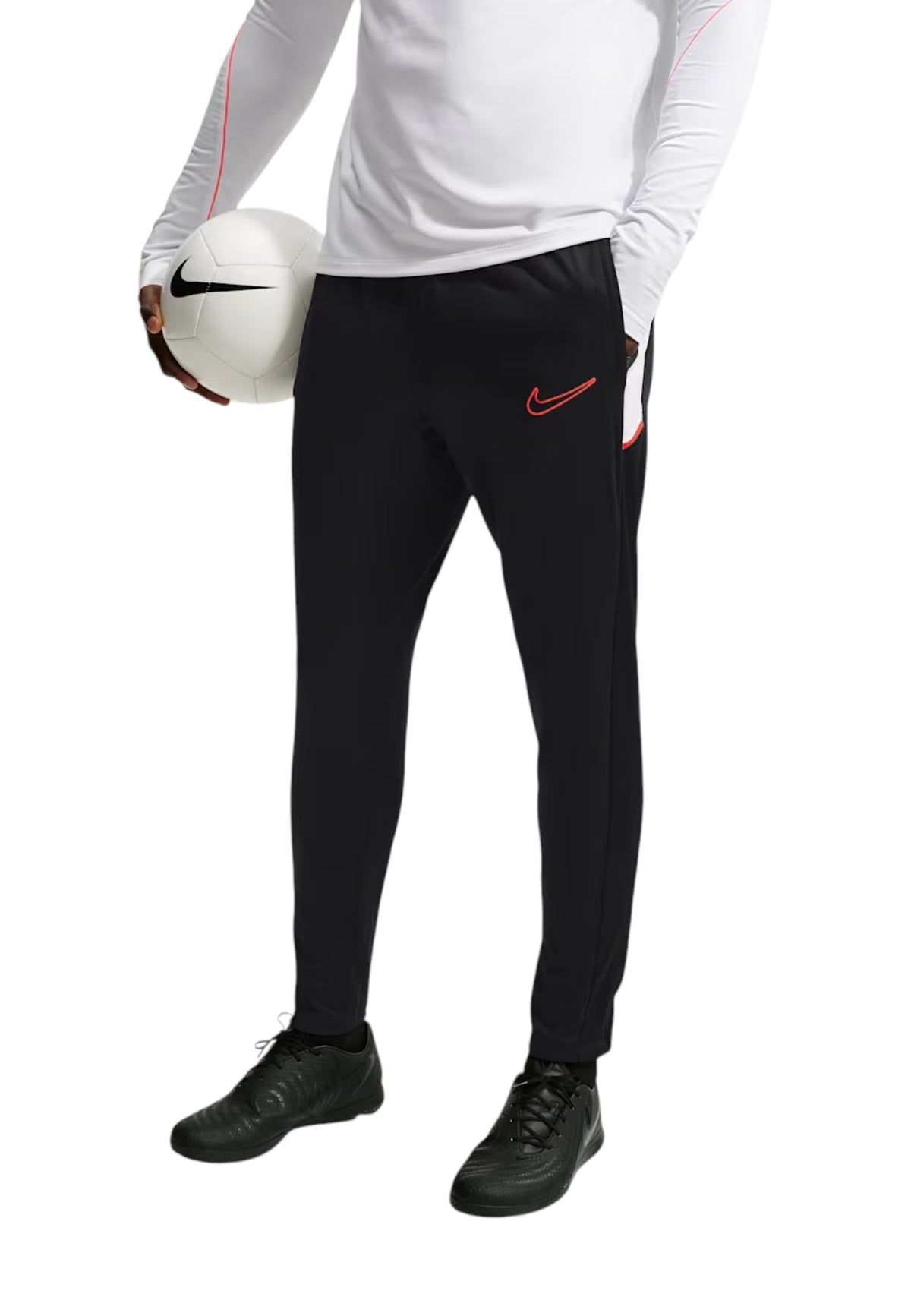 PANTALONI Nero/arancio Nike