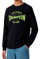 T-SHIRT E CANOTTE Nero/lime Champion