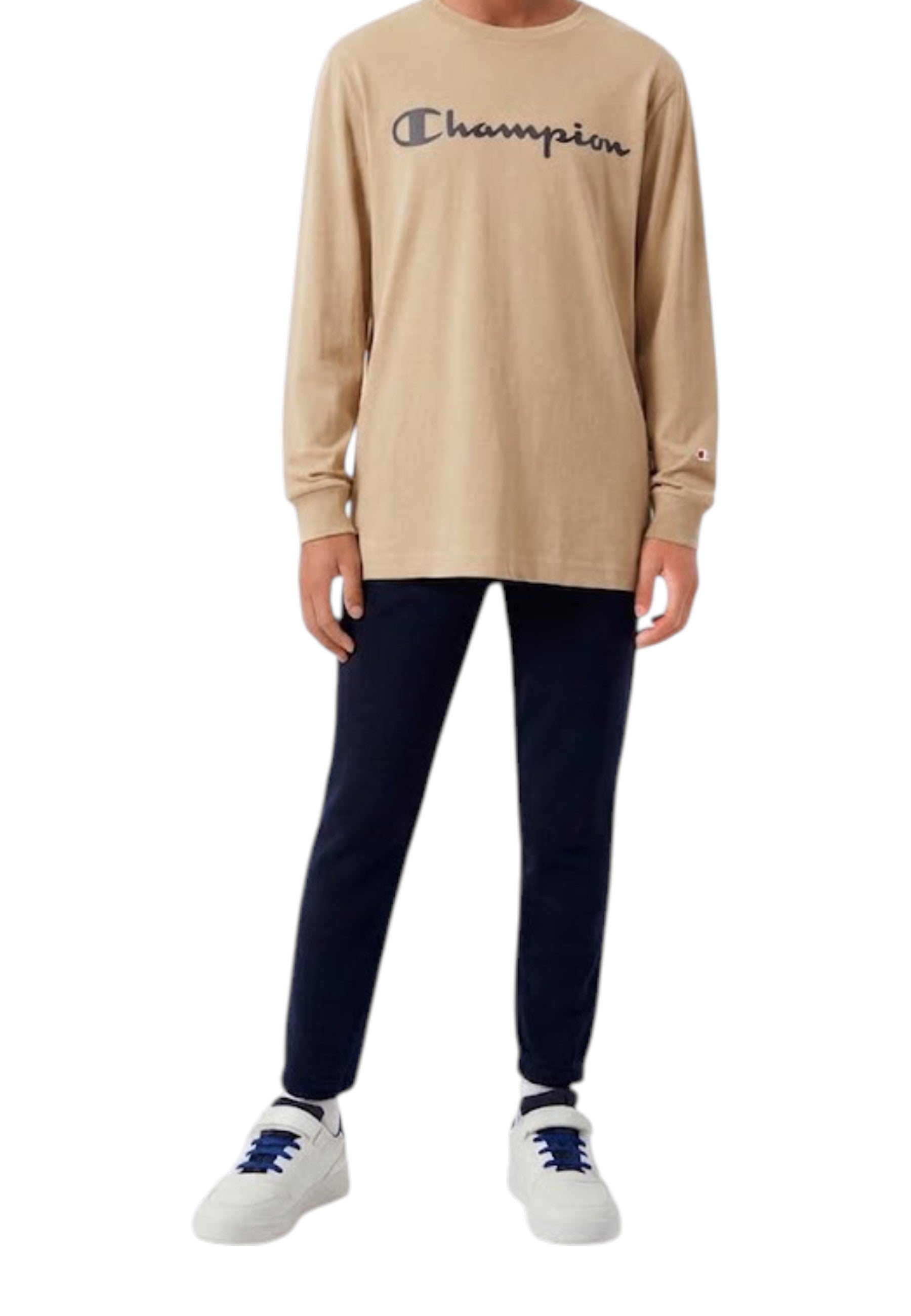 T-SHIRT E CANOTTE Beige/nero Champion