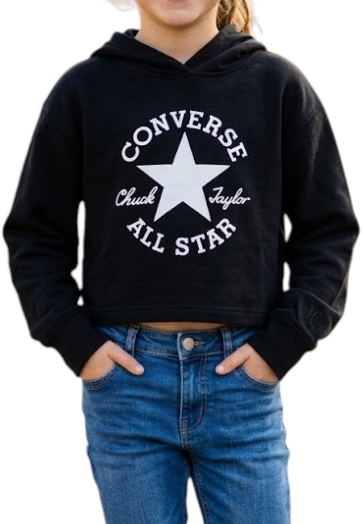 FELPE Nero/bianco Converse