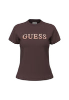 T-SHIRT E CANOTTE Marrone/rosa Guess