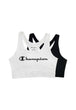 TOP PALESTRA Bianco/nero Champion