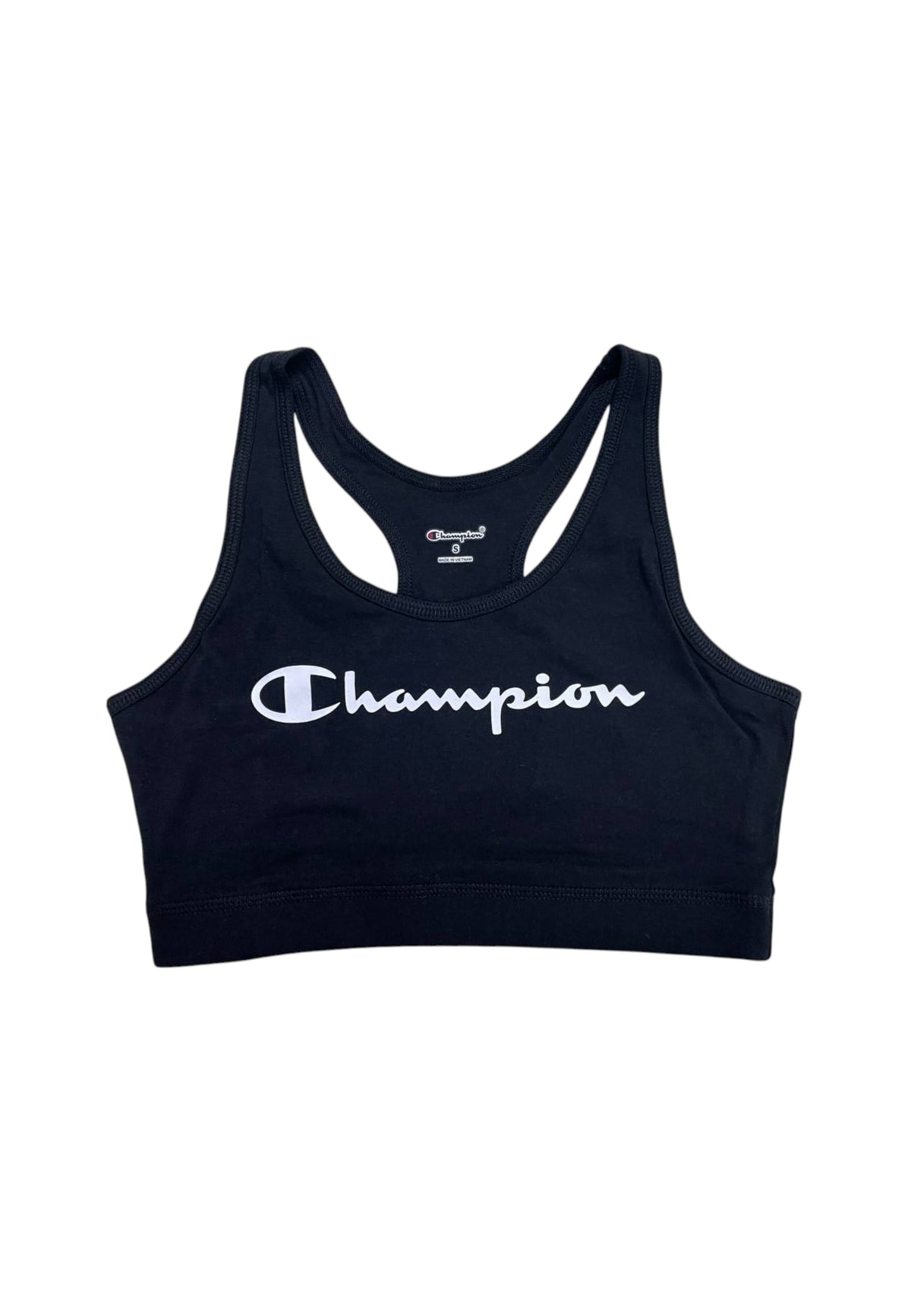 TOP PALESTRA Bianco/nero Champion