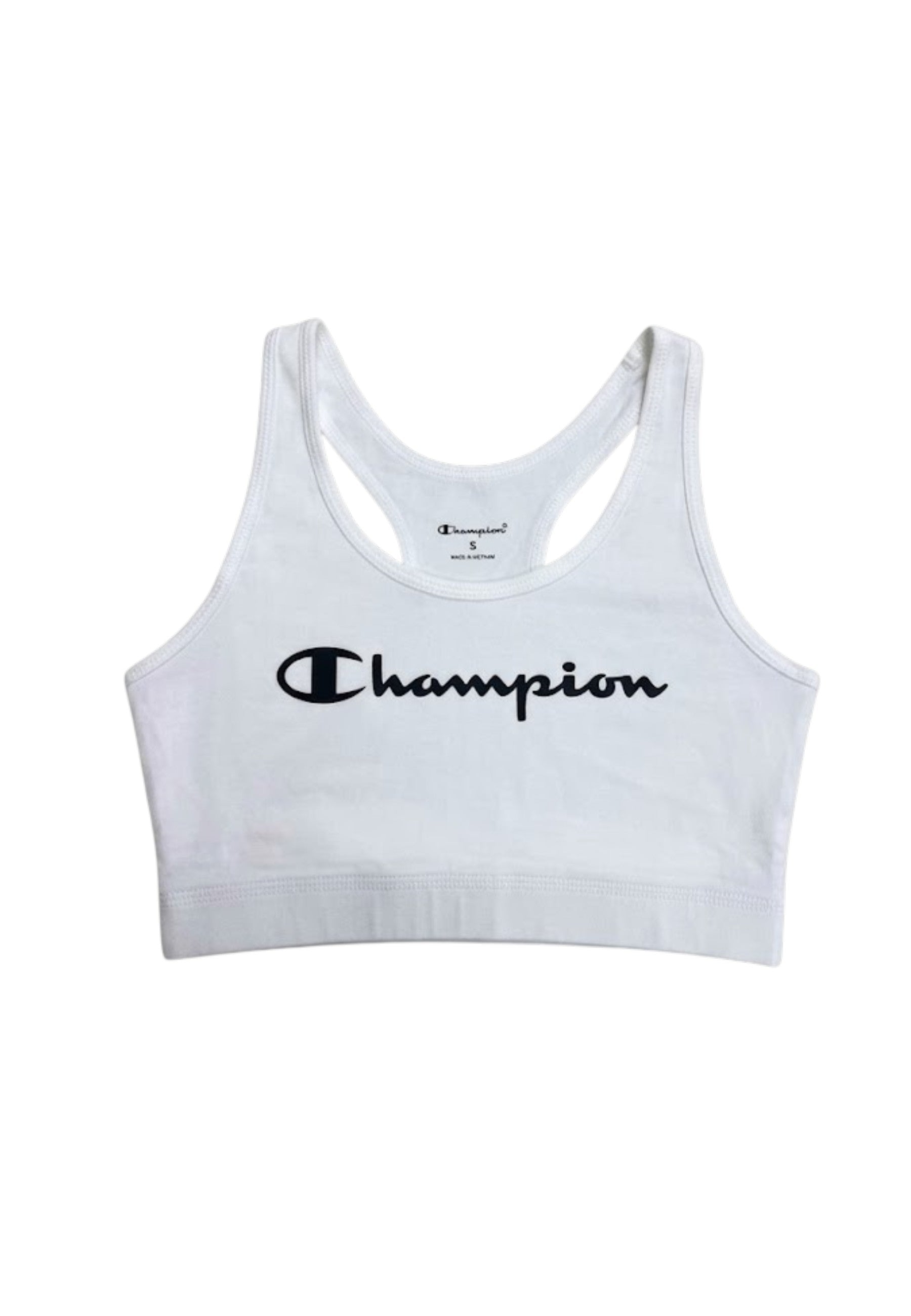 TOP PALESTRA Bianco/nero Champion