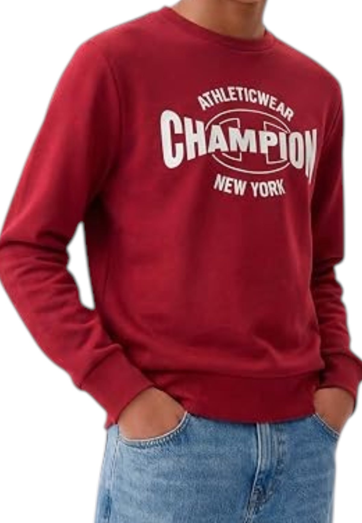 FELPE Bordeaux/bianco Champion