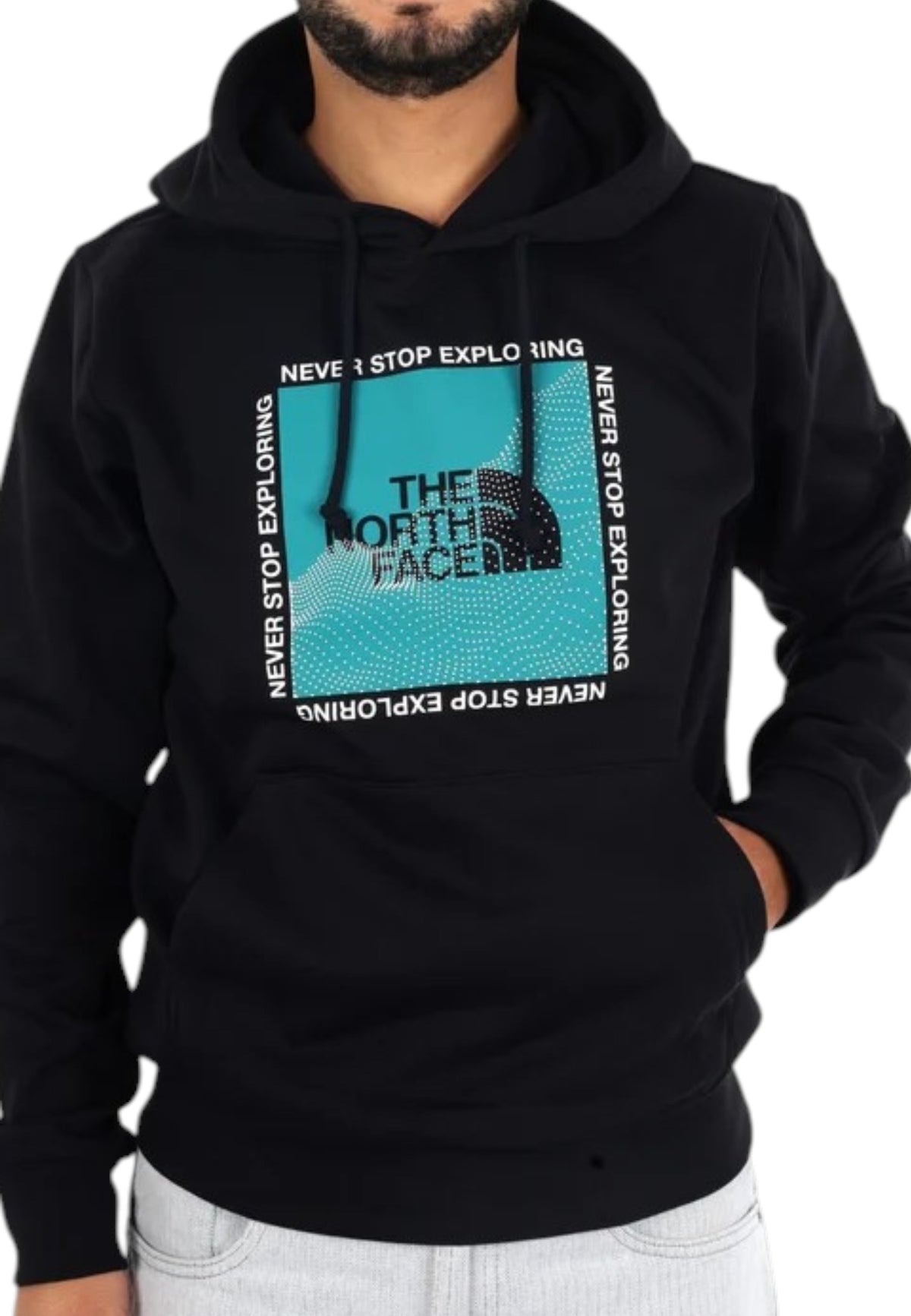 FELPE Nero/verde The North Face