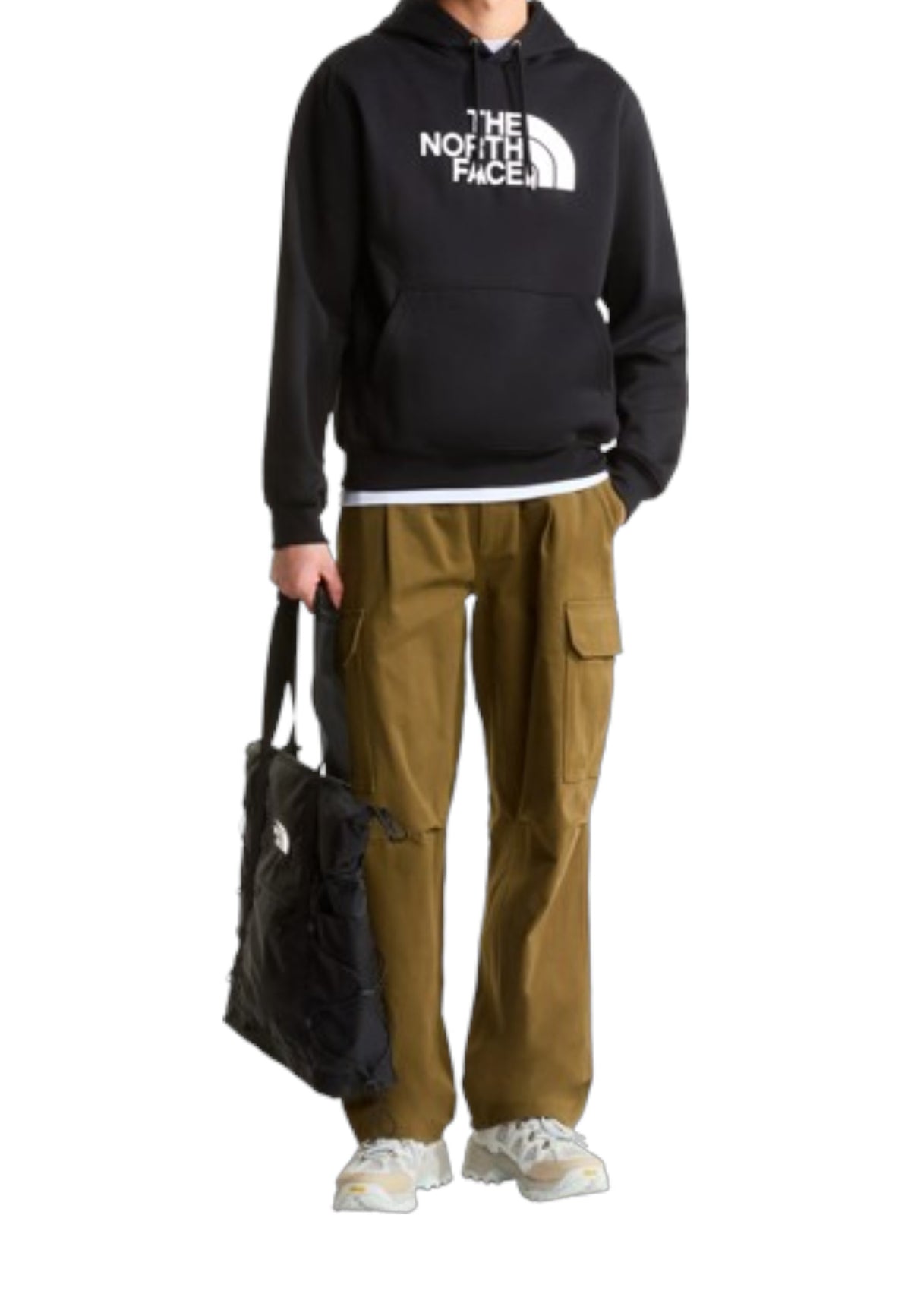FELPE Nero/bianco The North Face