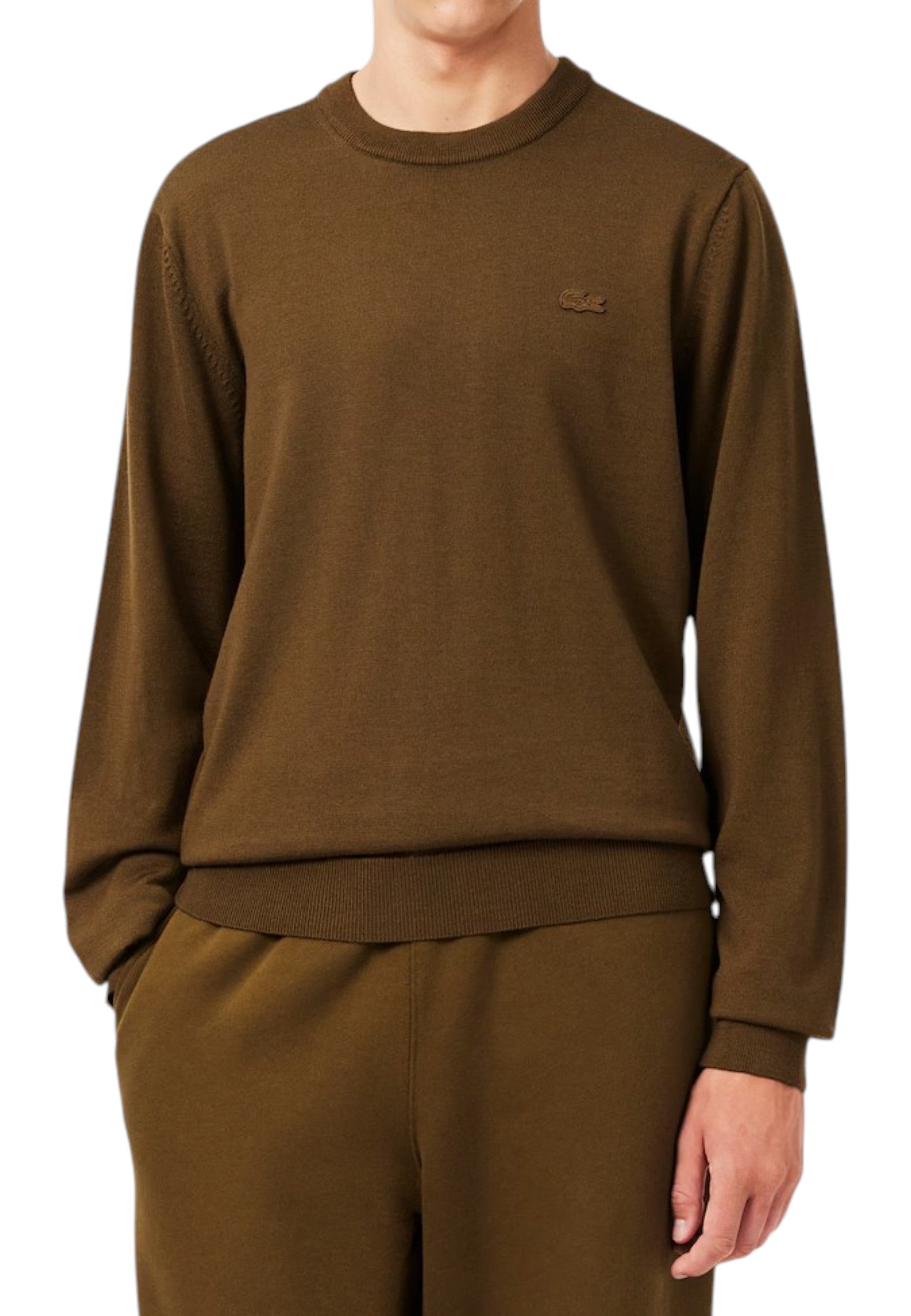 MAGLIONI E POLO Marrone Lacoste