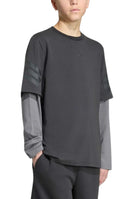T-SHIRT E CANOTTE Nero/grigio Adidas