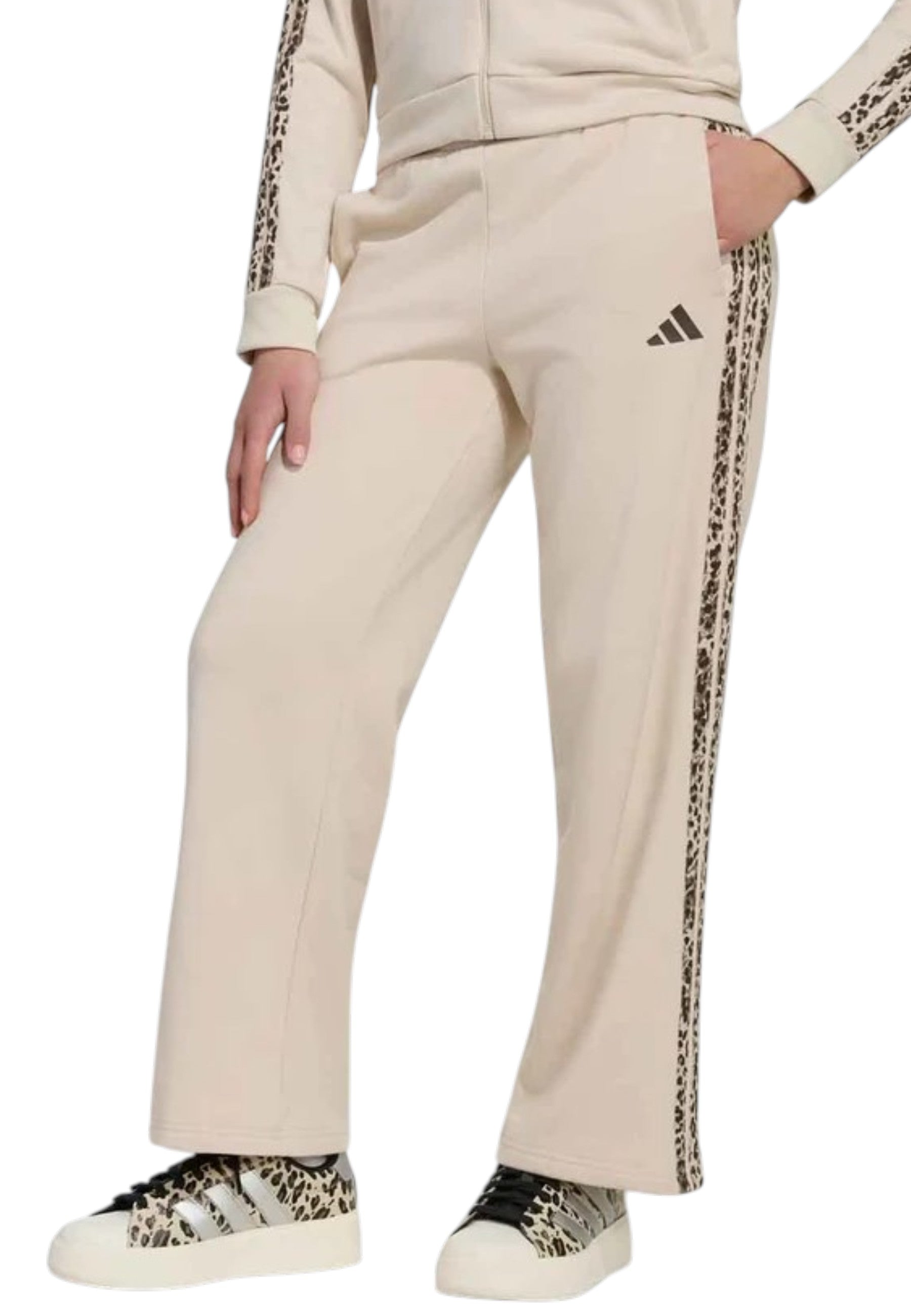 PANTALONI Beige/marrone Adidas