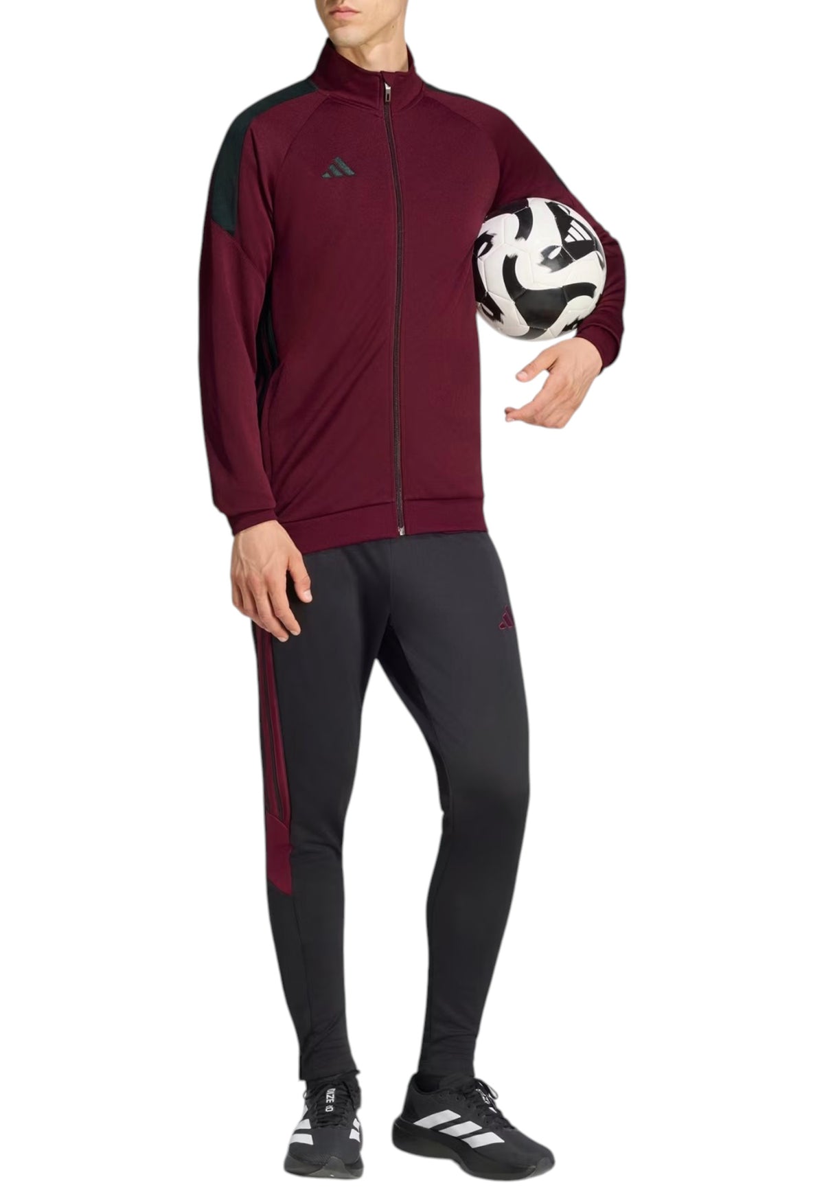 TUTE Bordeaux/nero Adidas