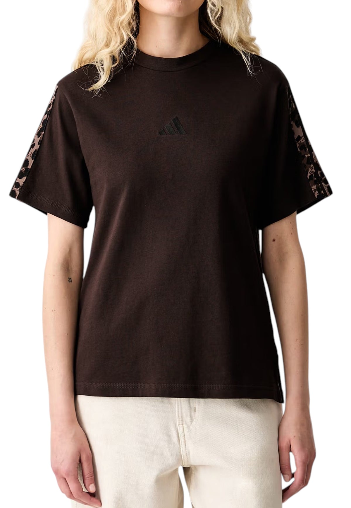 T-SHIRT E CANOTTE Marrone/beige Adidas