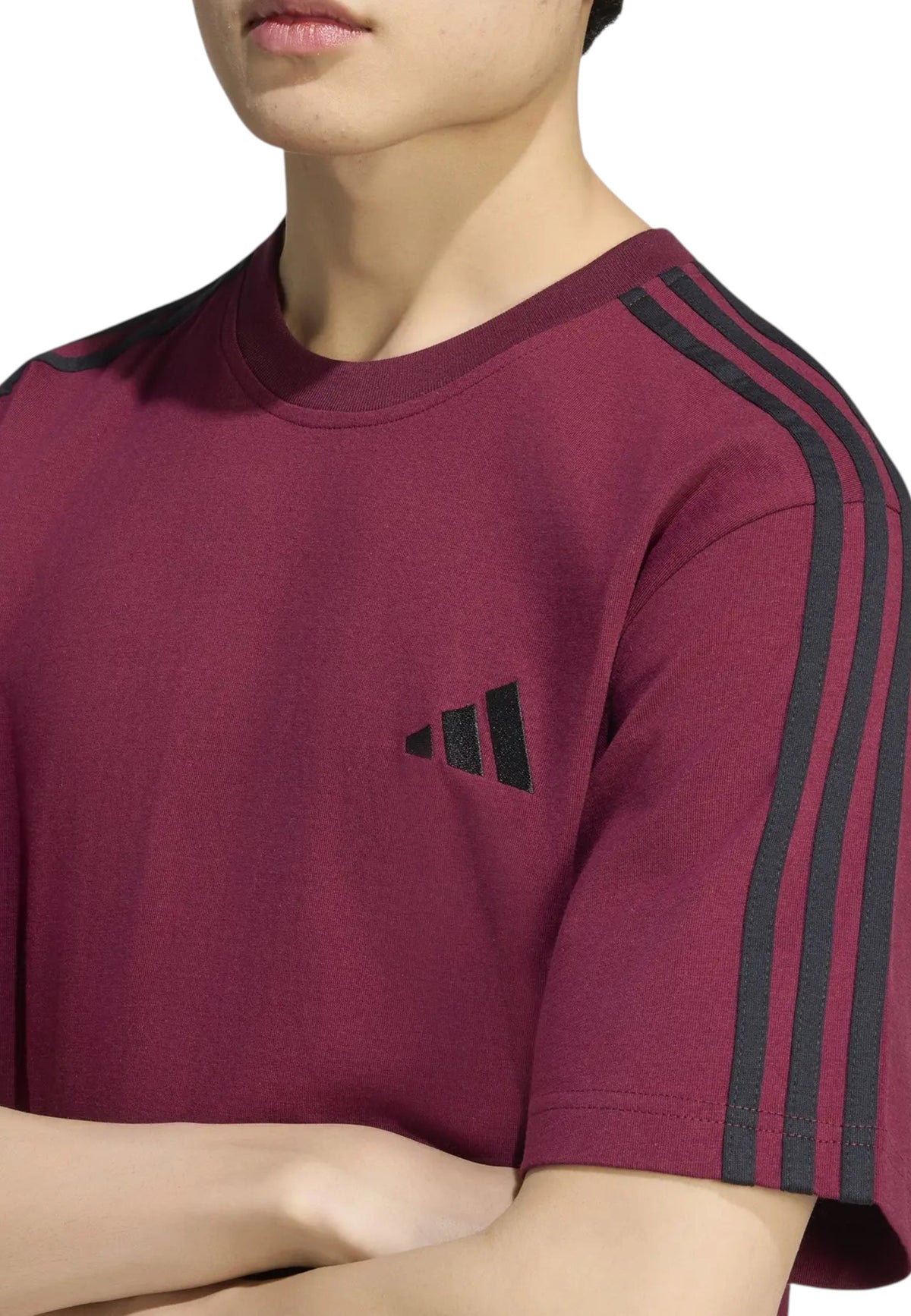 T-SHIRT E CANOTTE Bordeaux/nero Adidas
