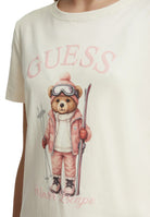 T-SHIRT E CANOTTE Panna/rosa Guess