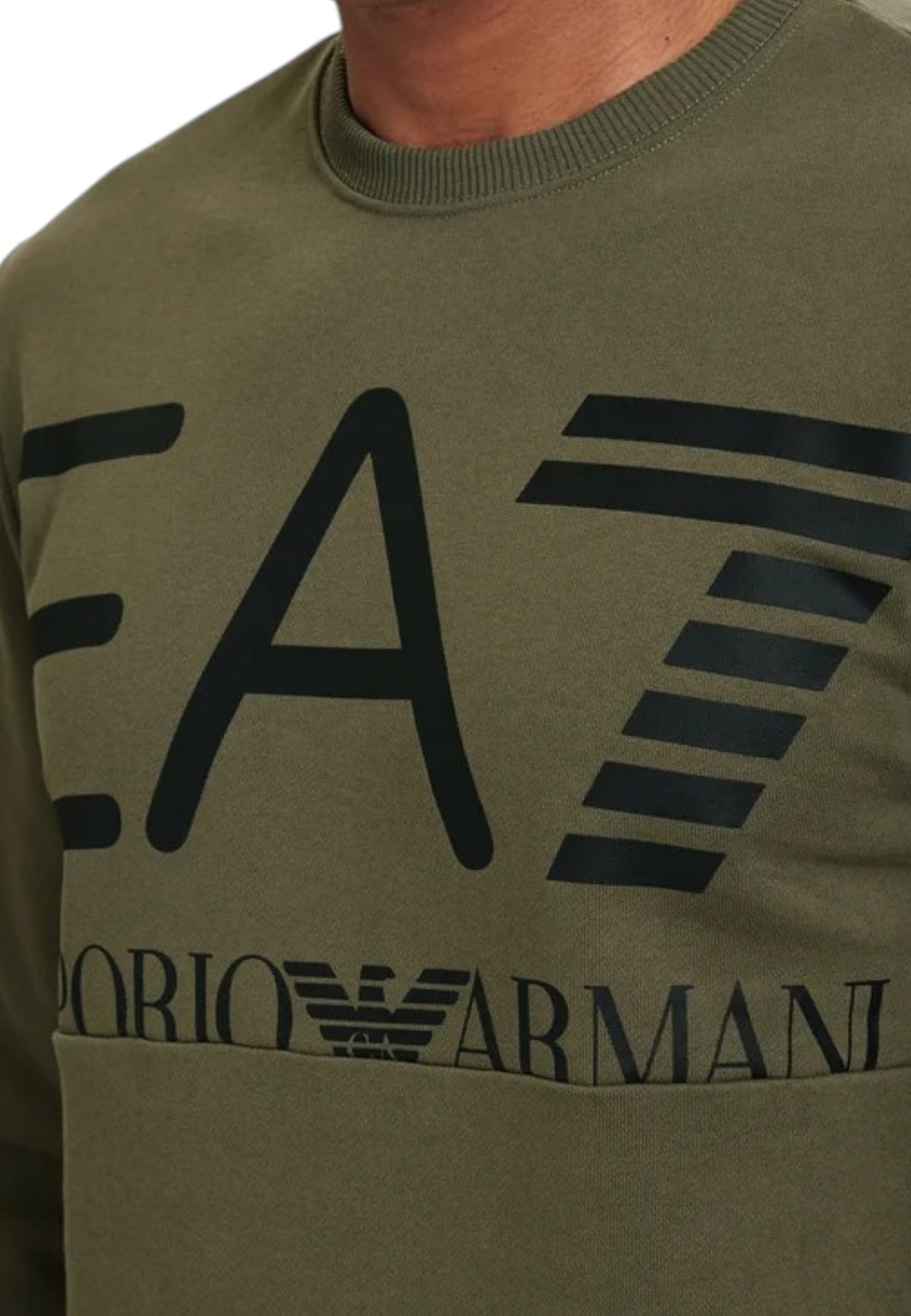 FELPE Verde/nero Ea7