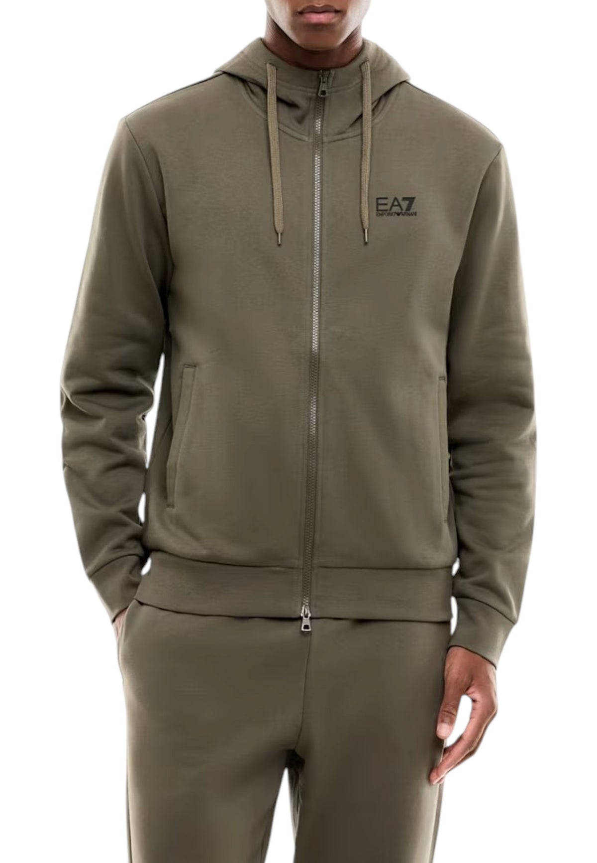 FELPE Verde Militare Ea7