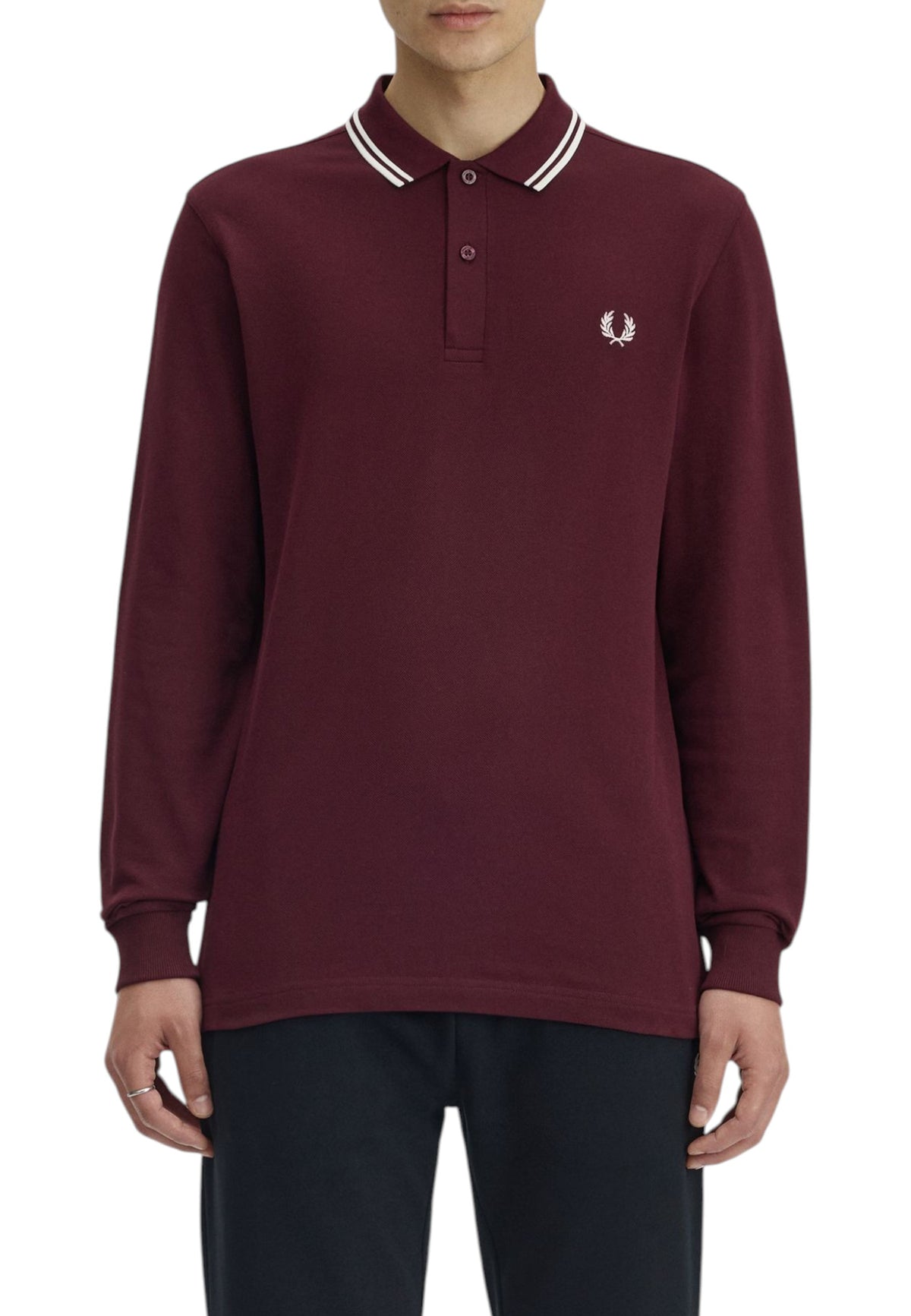 MAGLIONI E POLO Bordeaux/bianco Fred Perry
