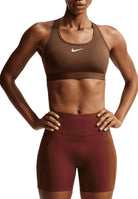 TOP PALESTRA Marrone Nike