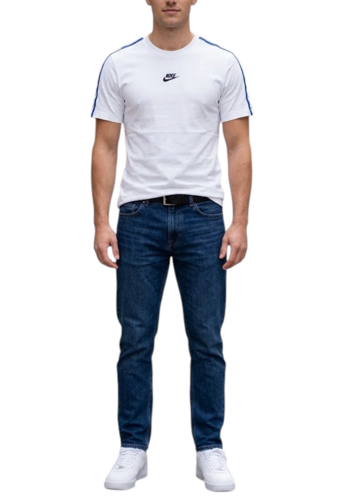 T-SHIRT E CANOTTE Bianco/azzurro Nike