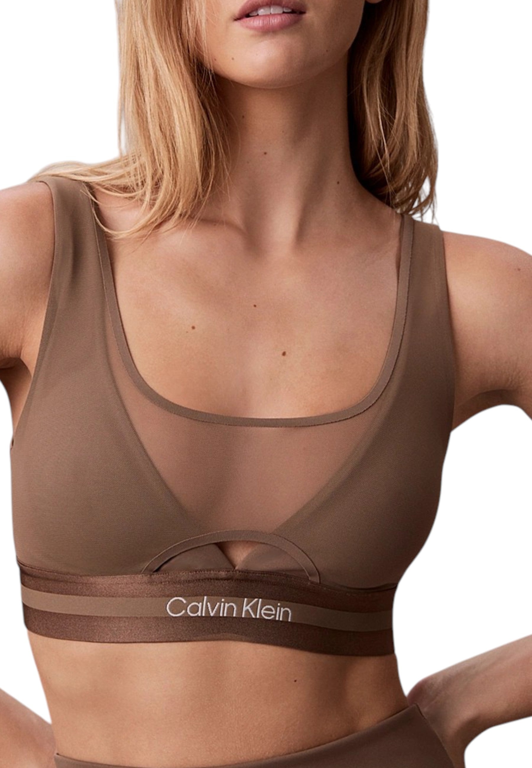 TOP PALESTRA Tortora Calvin Klein