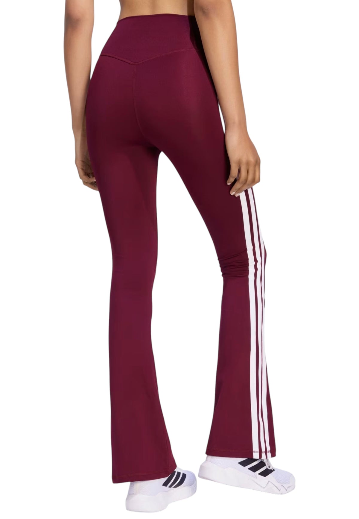 PANTALONI Bordeaux/bianco Adidas