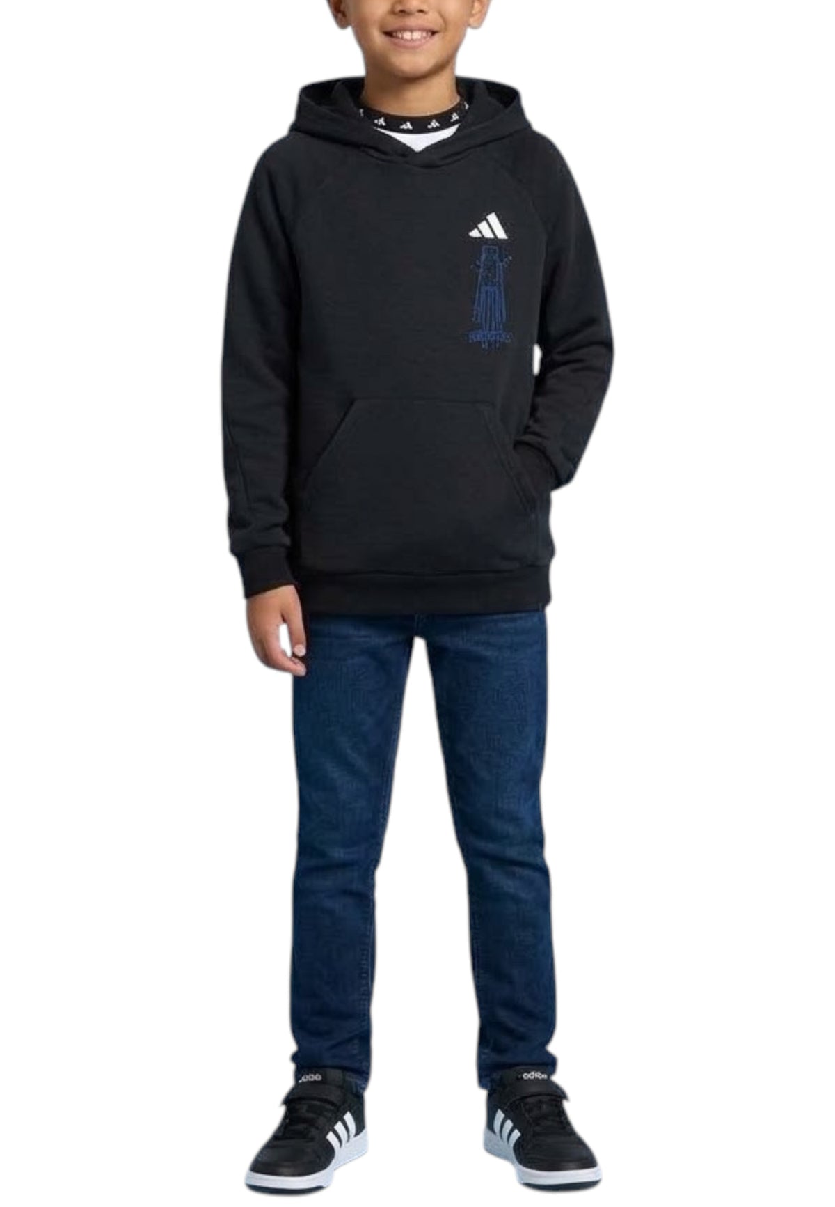 FELPE Nero/azzurro Adidas