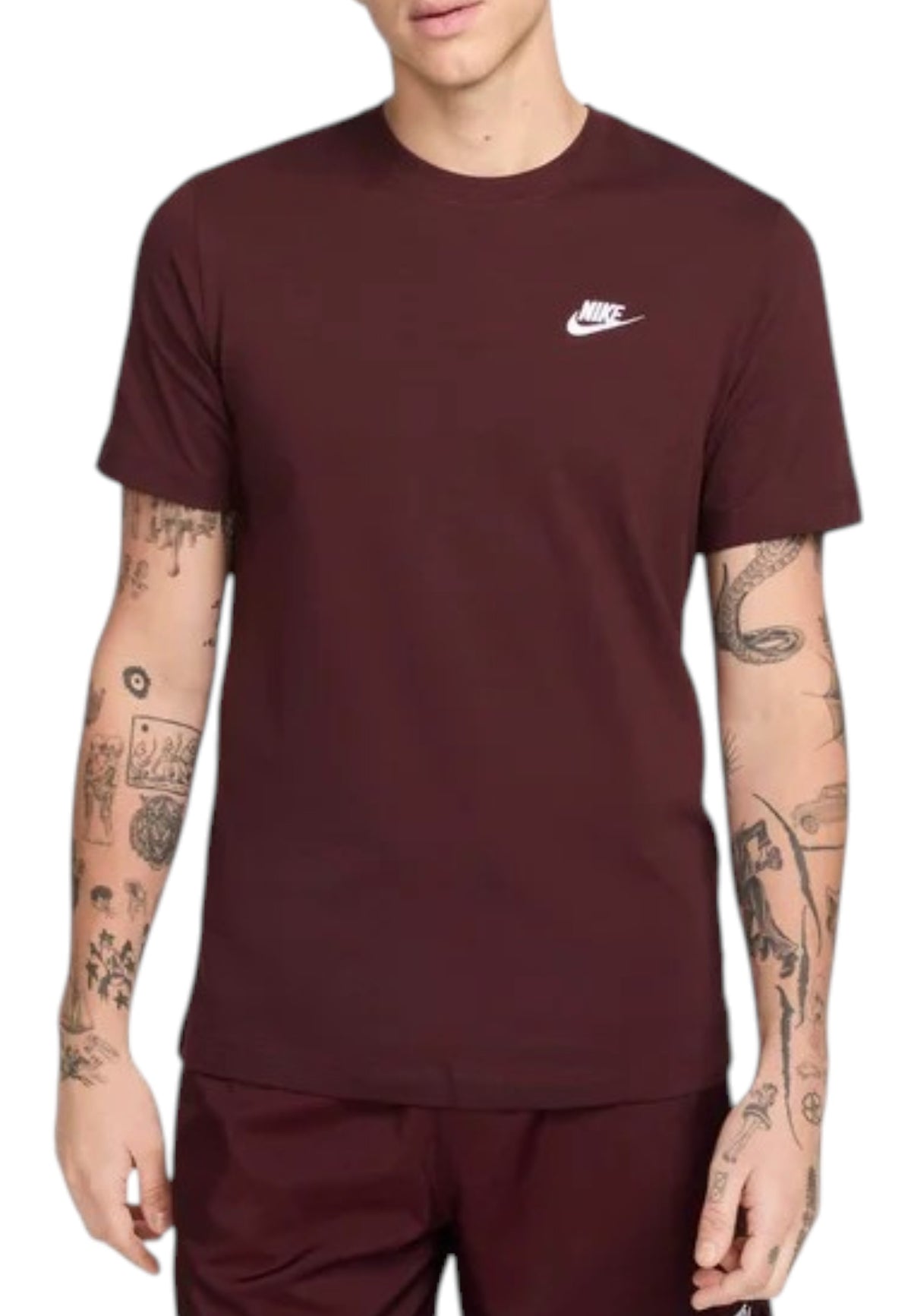 T-SHIRT E CANOTTE Bordeaux/bianco Nike