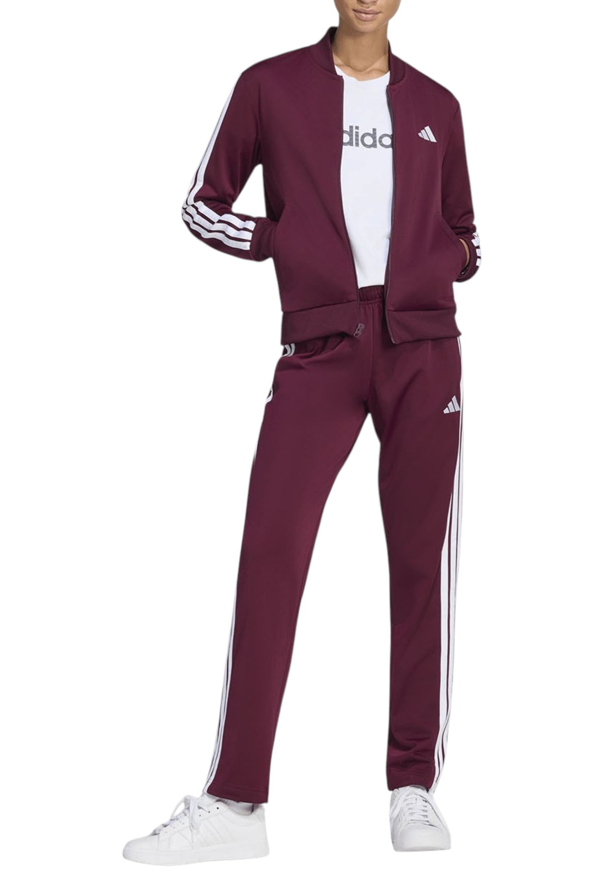TUTE Bordeaux/bianco Adidas