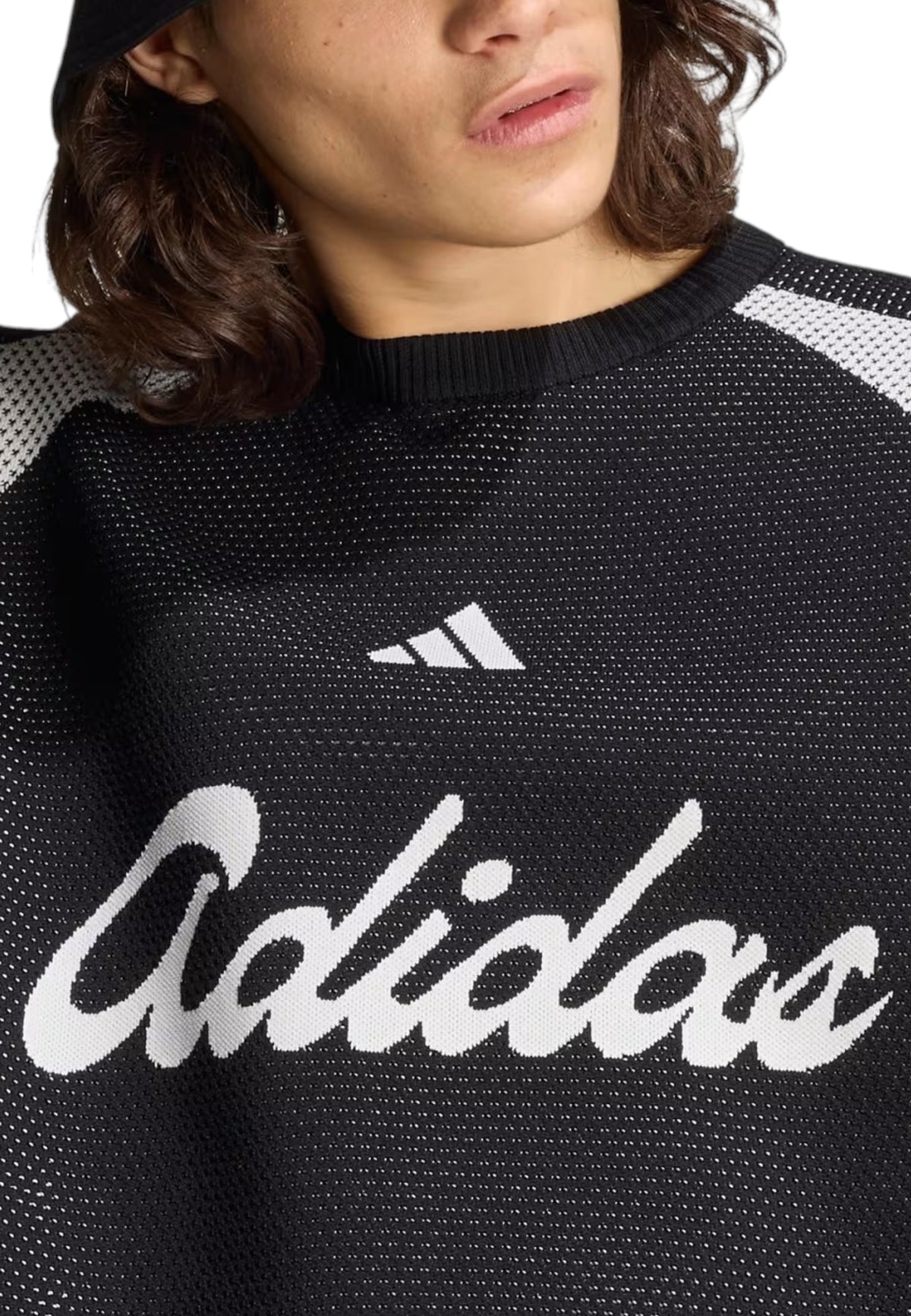 MAGLIONI E POLO Nero/bianco Adidas