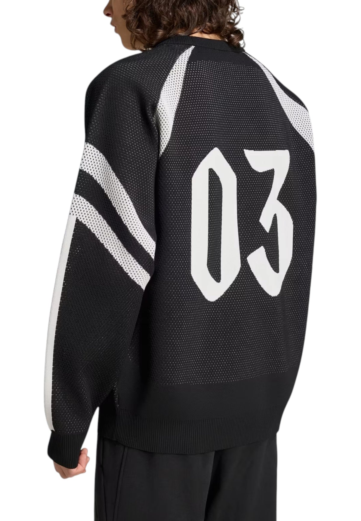 MAGLIONI E POLO Nero/bianco Adidas